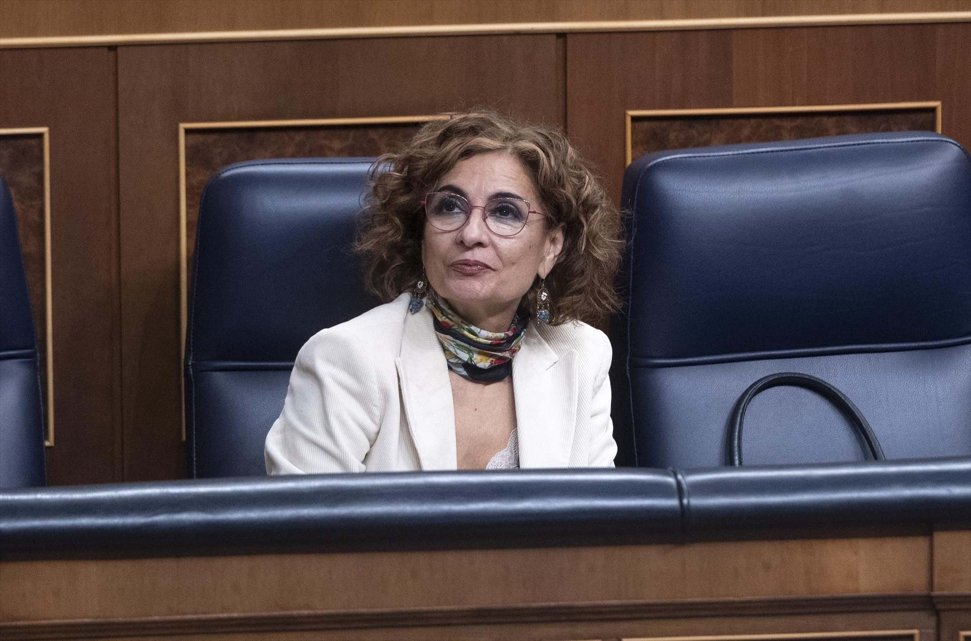 La vicepresidenta primera del Gobierno y ministra de Hacienda, María Jesús Montero.