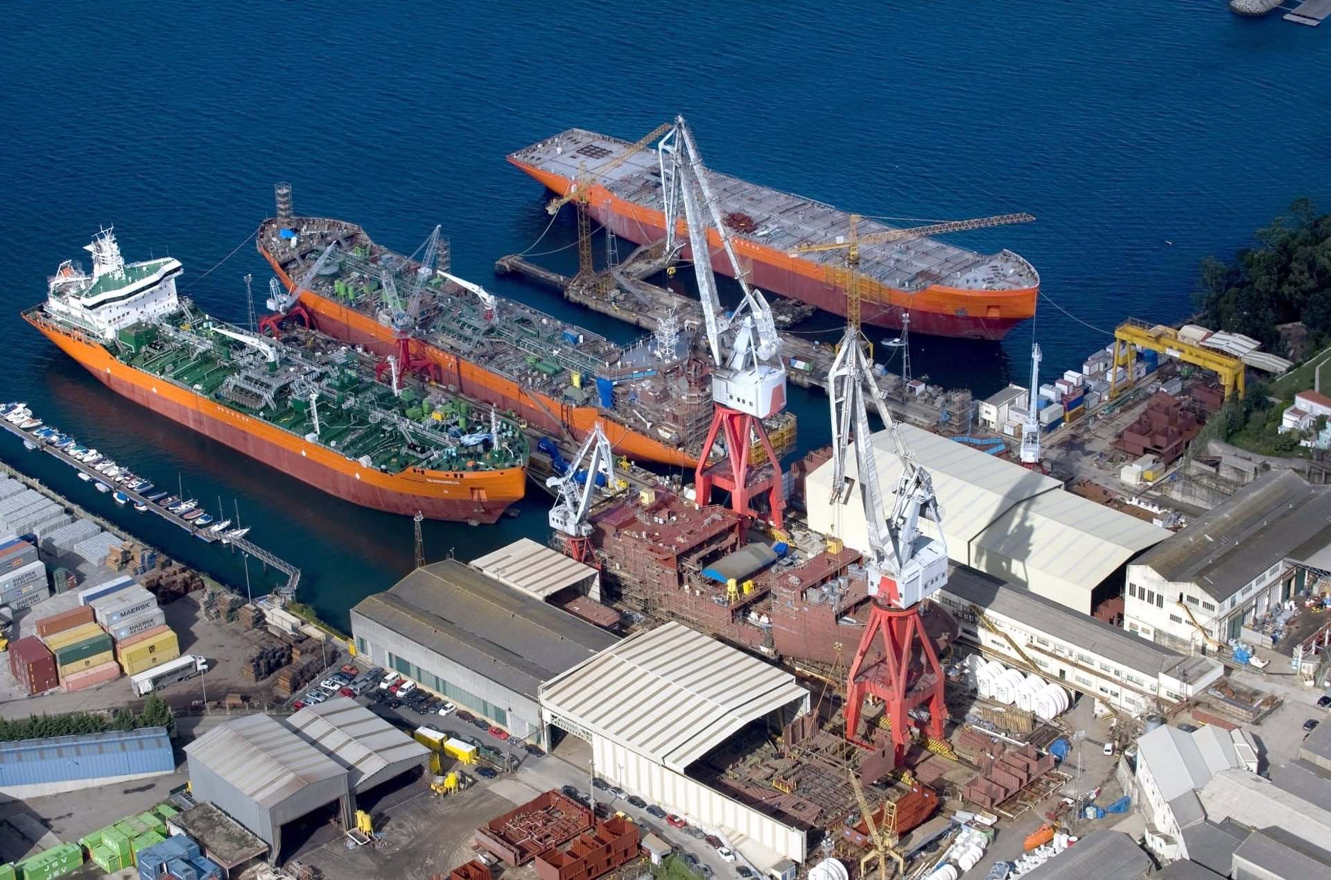 Imagen del astillero San Enrique.