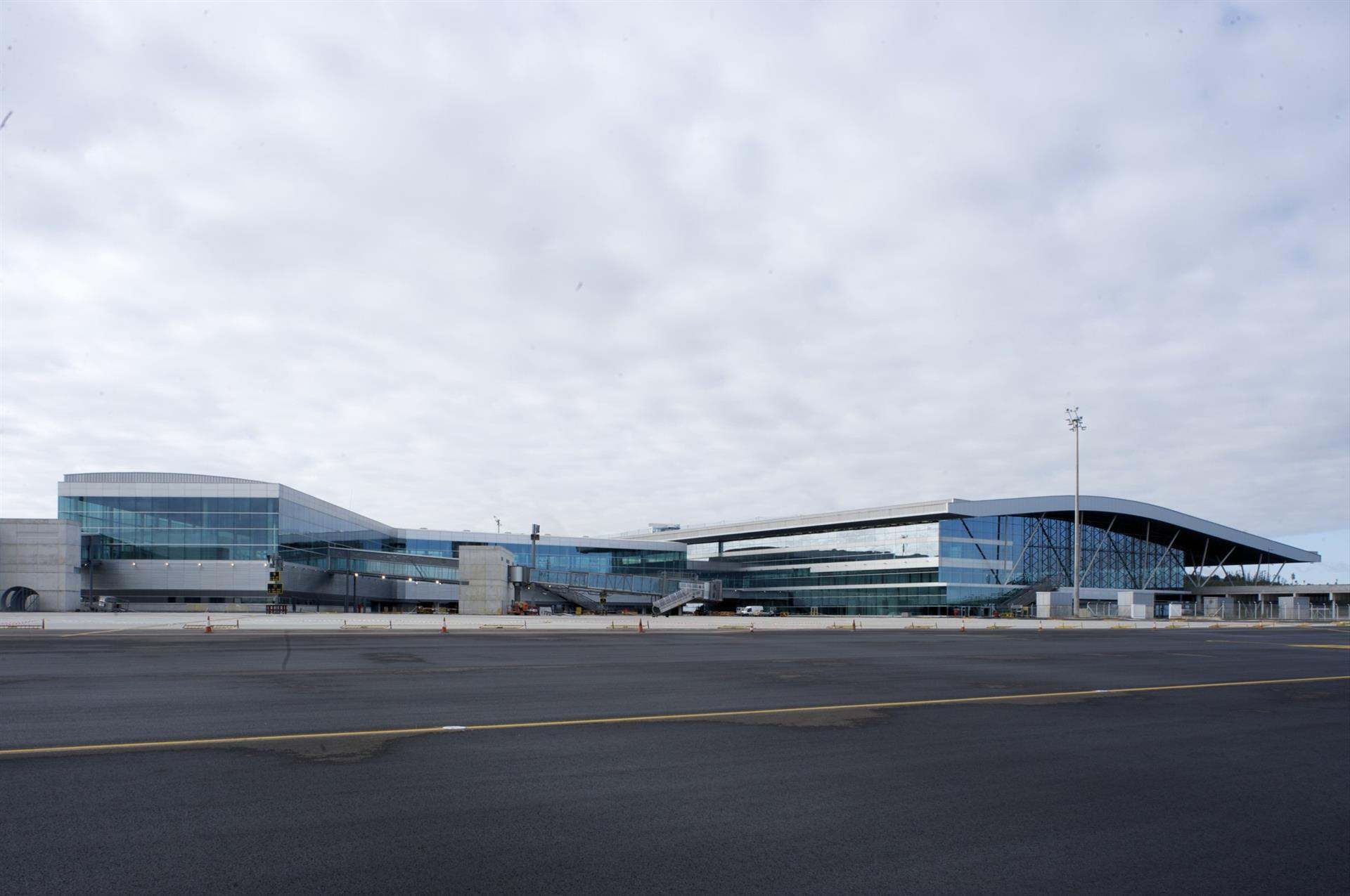 Aeropuerto Rosalía de Castro en Santiago de Compostela.