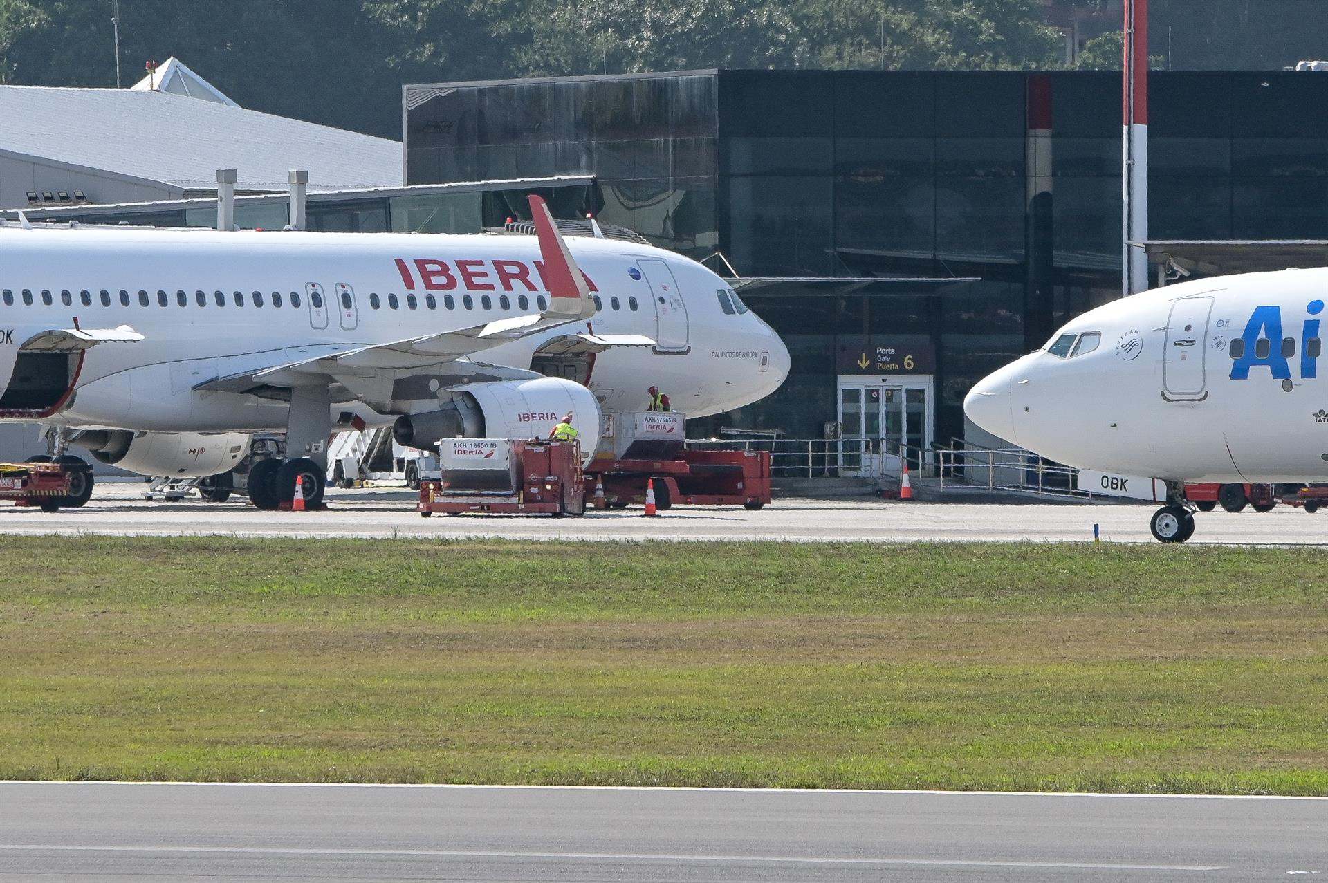 Aeropuerto de Alvedro en A Coruña.