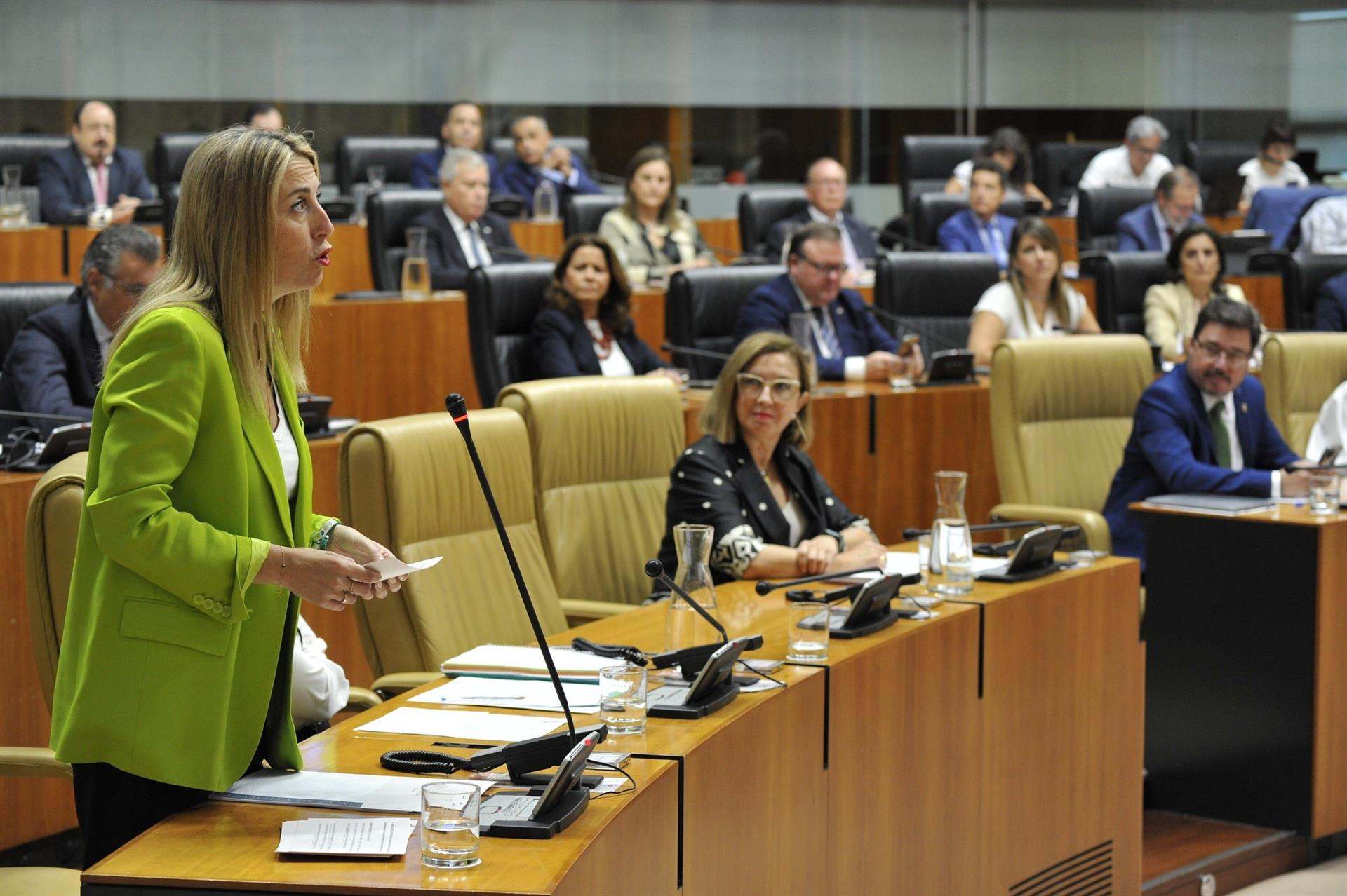 María Guardiola, presidenta de la Junta de Extremadura