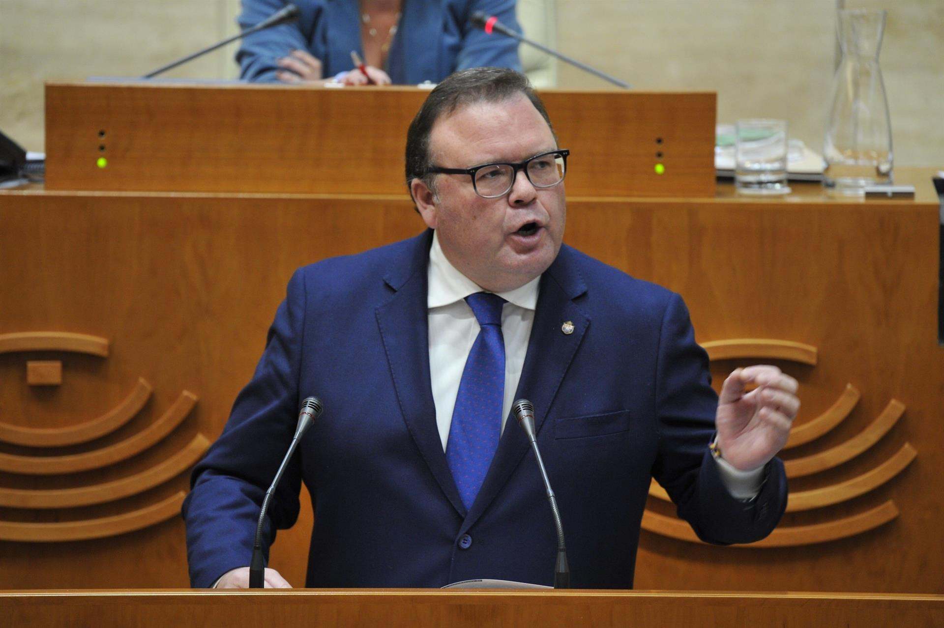 El diputado del Grupo Popular en la Asamblea, Hipólito Pacheco