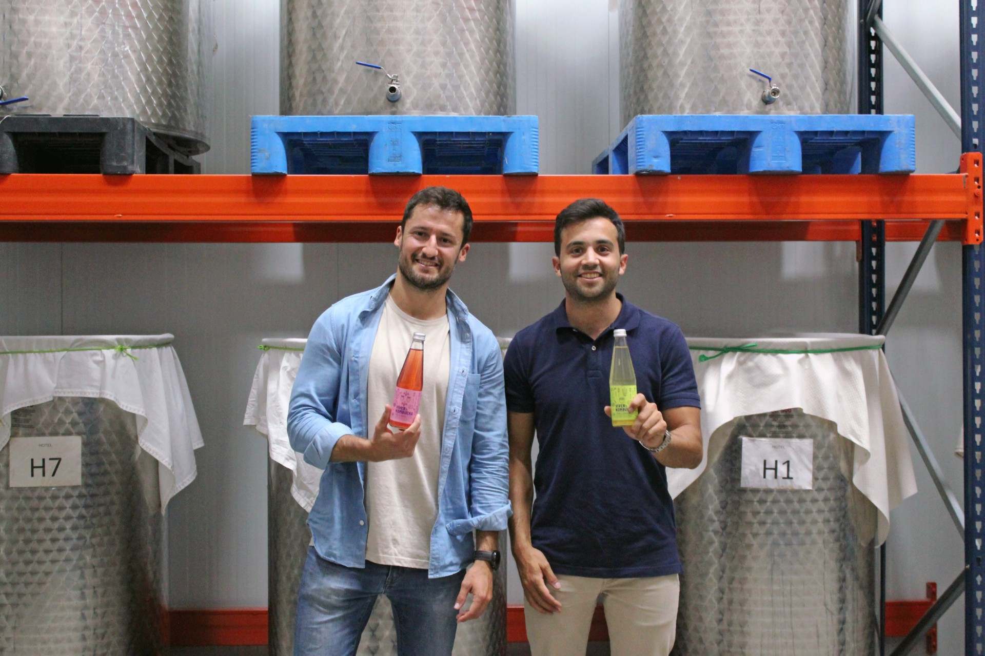 Los fundadores de Viver Kombucha