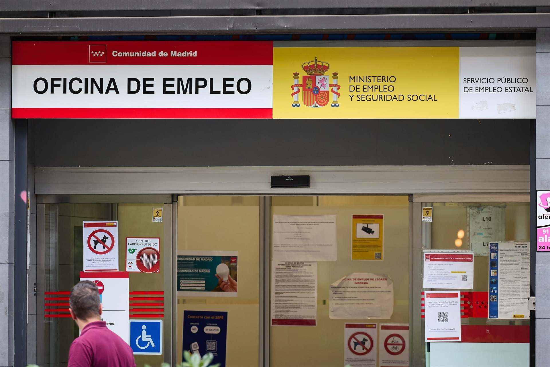 Una oficina del Servicio Público de Empleo Estatal (SEPE).