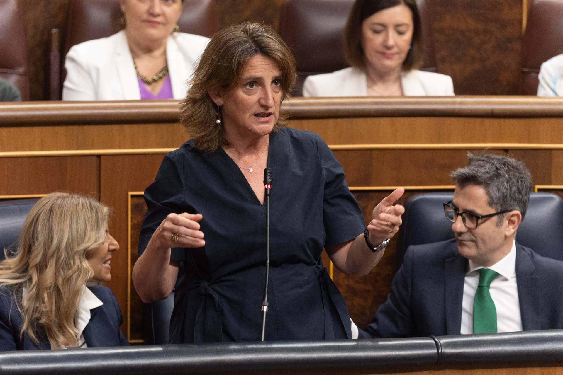 La vicepresidenta tercera del Gobierno y Ministra de Transición Ecológica y Reto Demográfico, Teresa Ribera. Europa Press