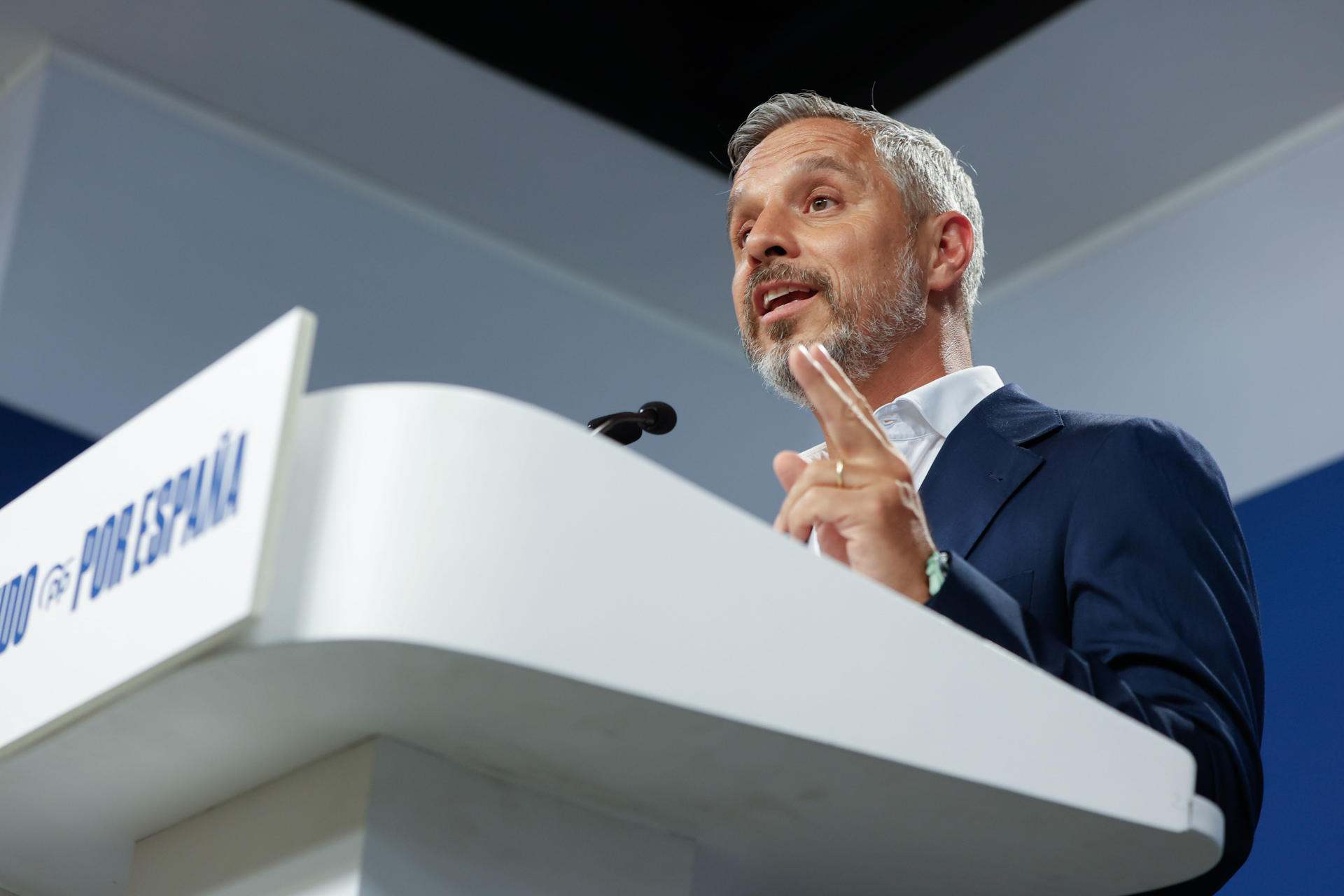 El vicesecretario de Hacienda, Vivienda e Infraestructuras del PP, Juan Bravo