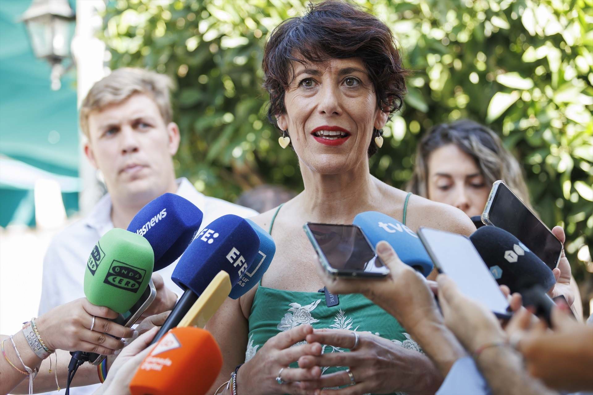 La ministra de Seguridad Social, Elma Saiz. Europa Press.