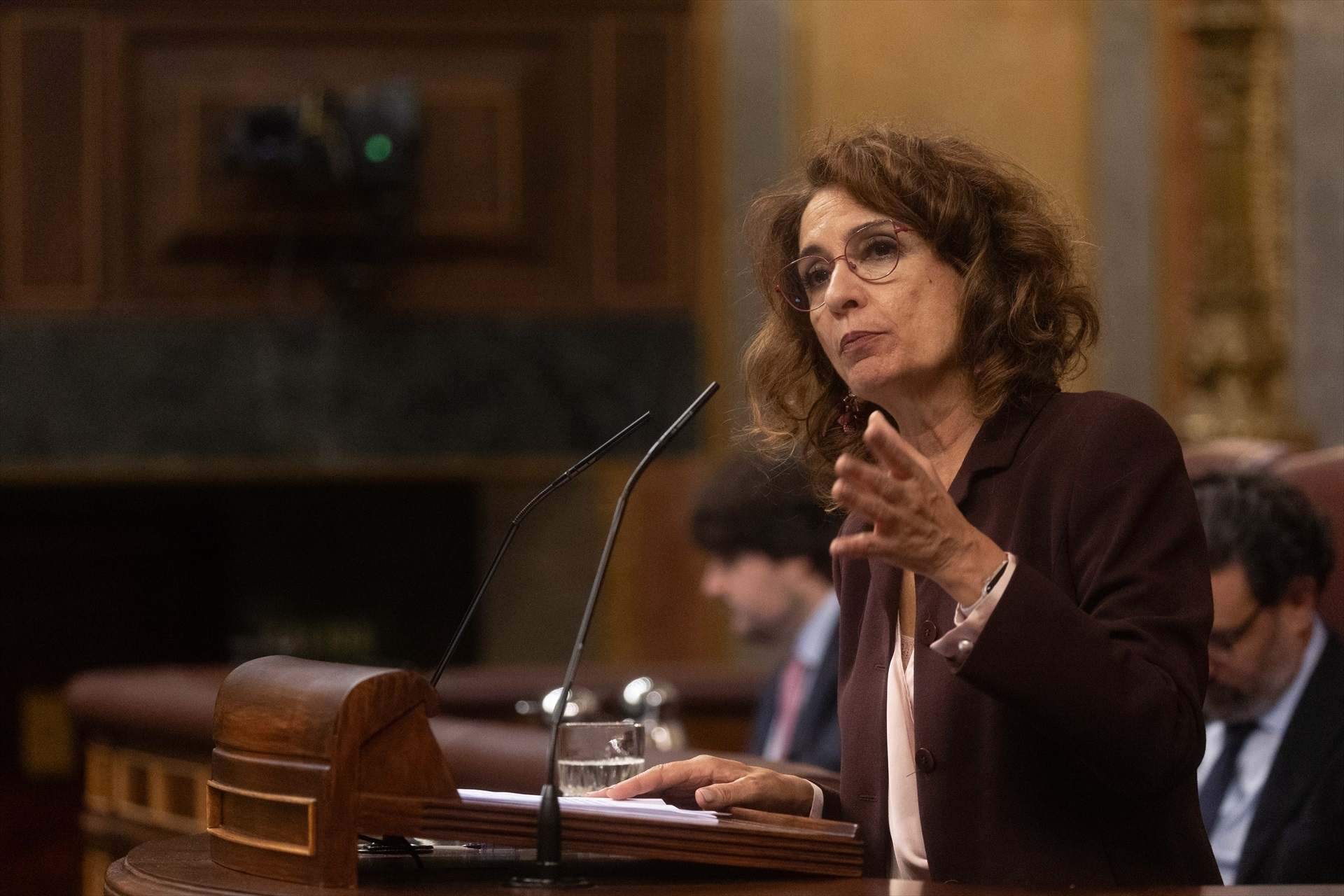 La vicepresidenta primera del Gobierno y ministra de Hacienda, María Jesús Montero