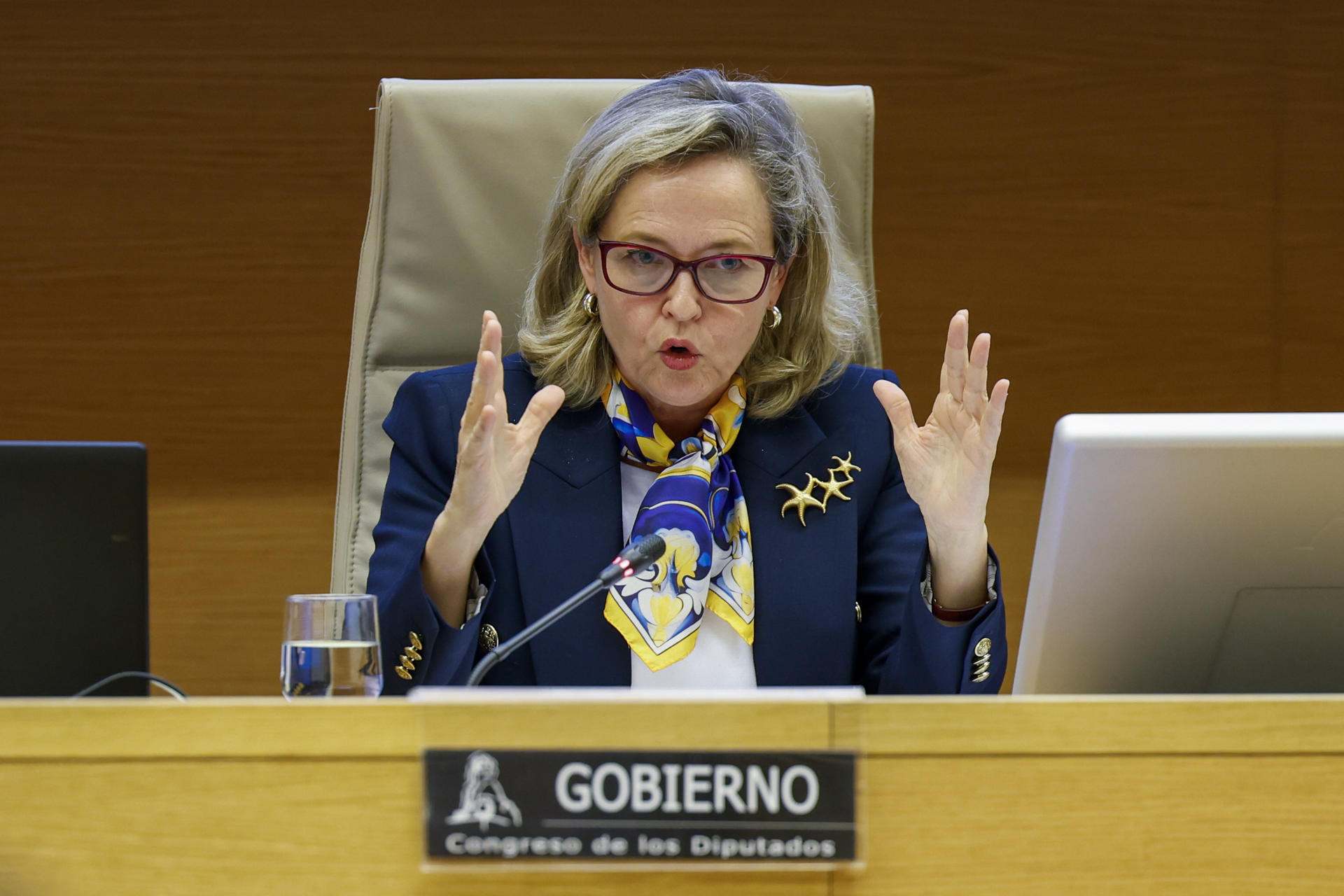 La vicepresidenta primera, Nadia Calviño