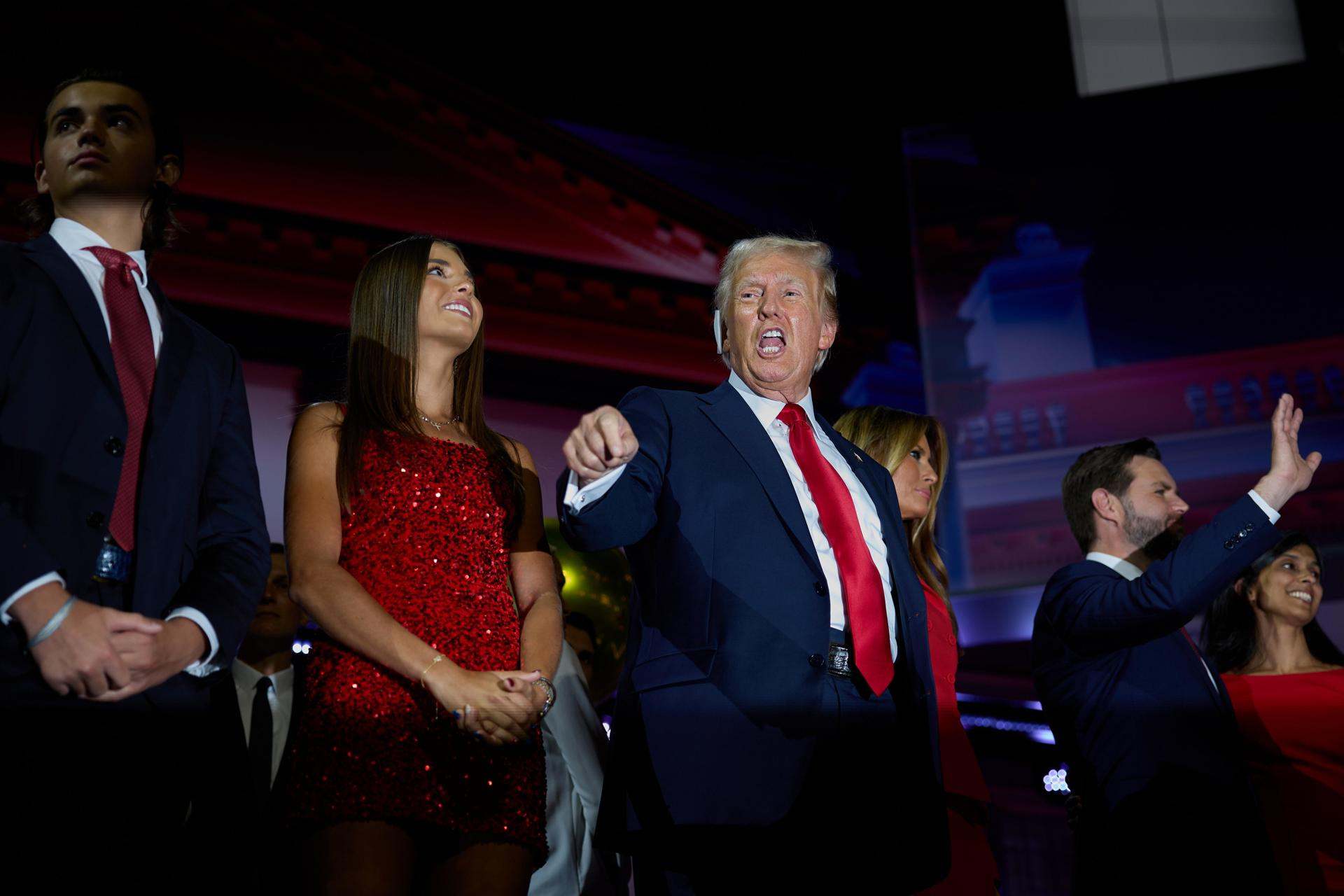 El expresidente de EEUU Donald Trump durante la Convención Nacional Republicana. EFE