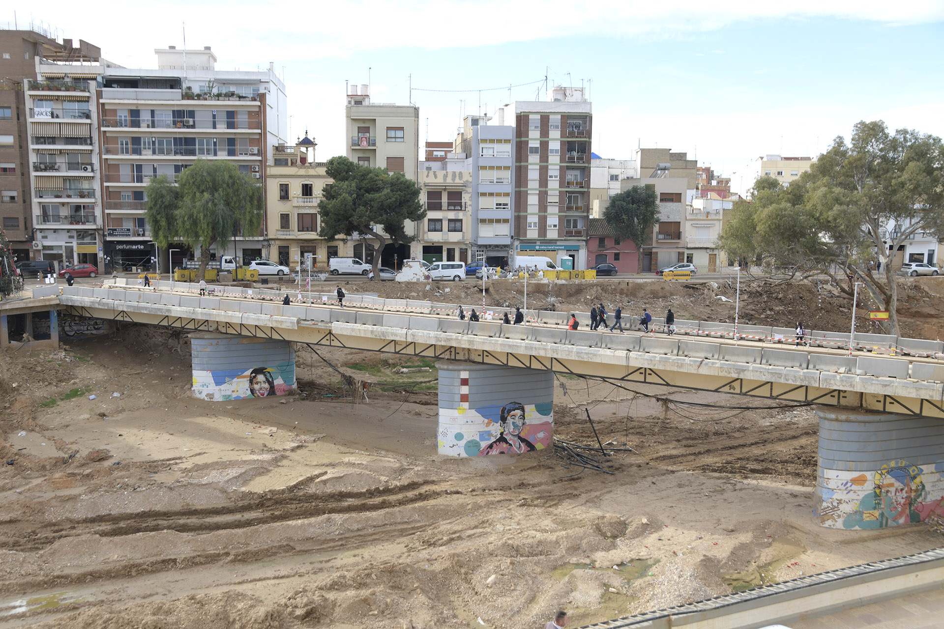 Imagen de Paiporta, uno de los municipios más golpeados por la DANA:.