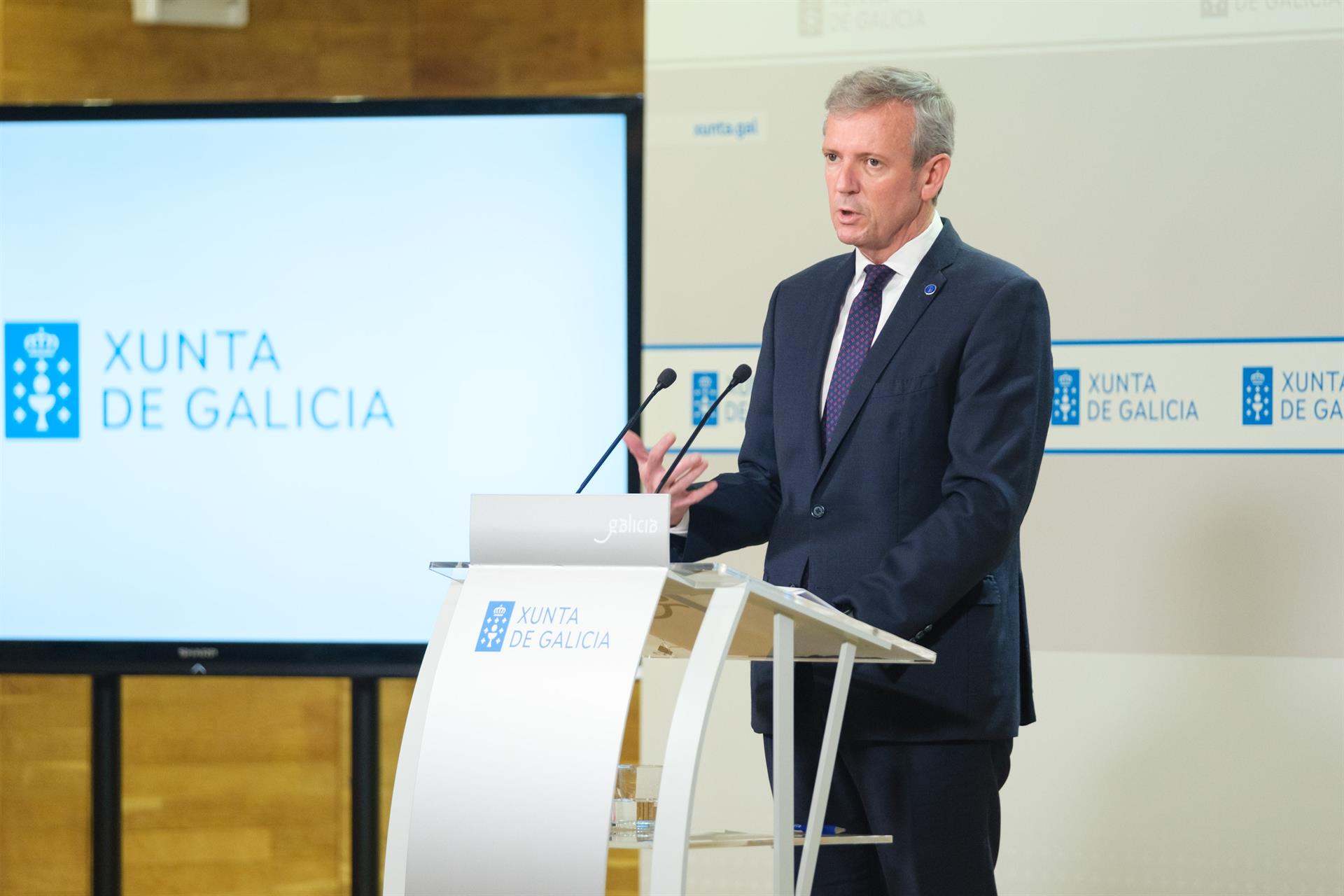 El presidente de la Xunta, Alfonso Rueda.