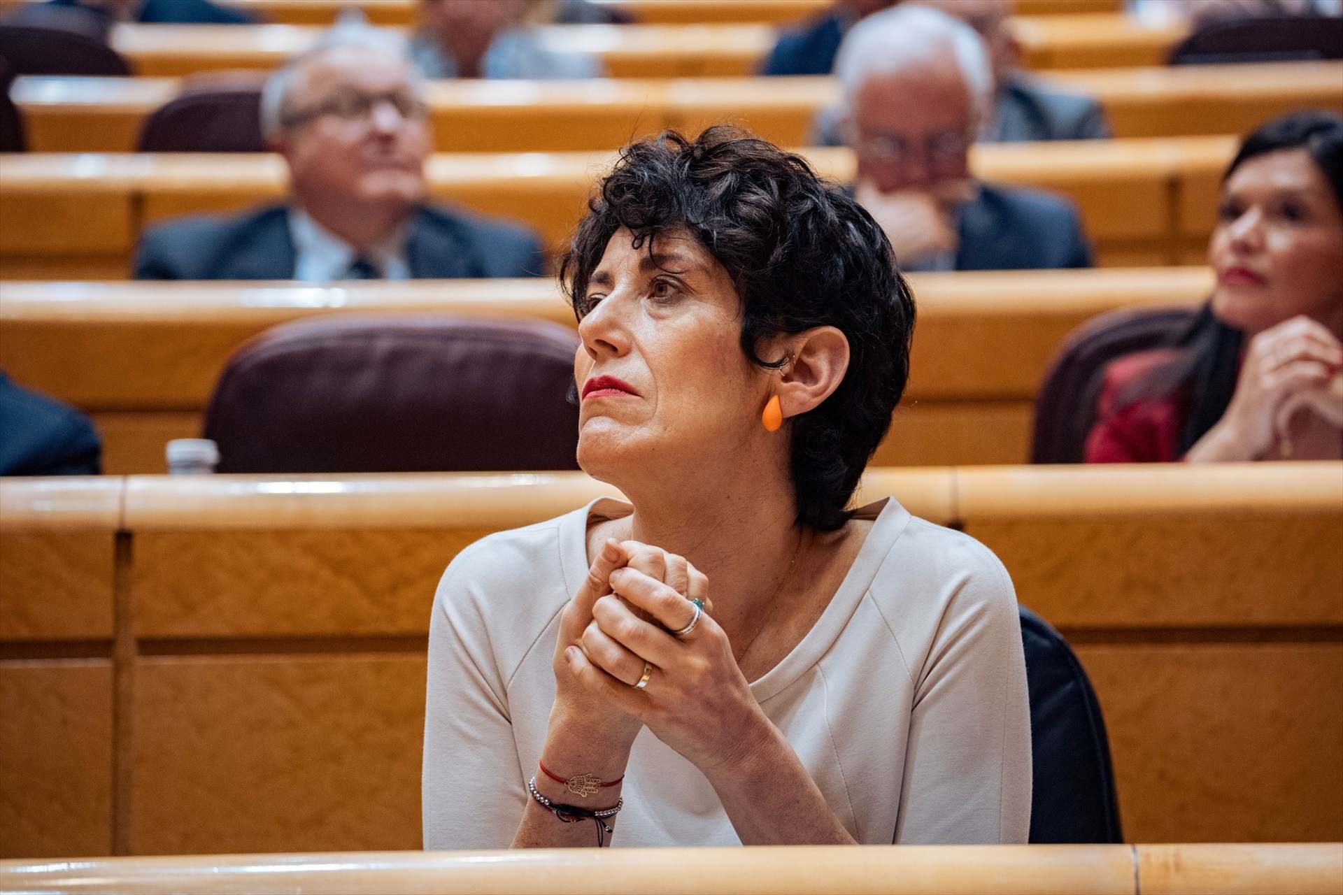 La ministra de Seguridad Social, Elma Saiz. Europa Press.