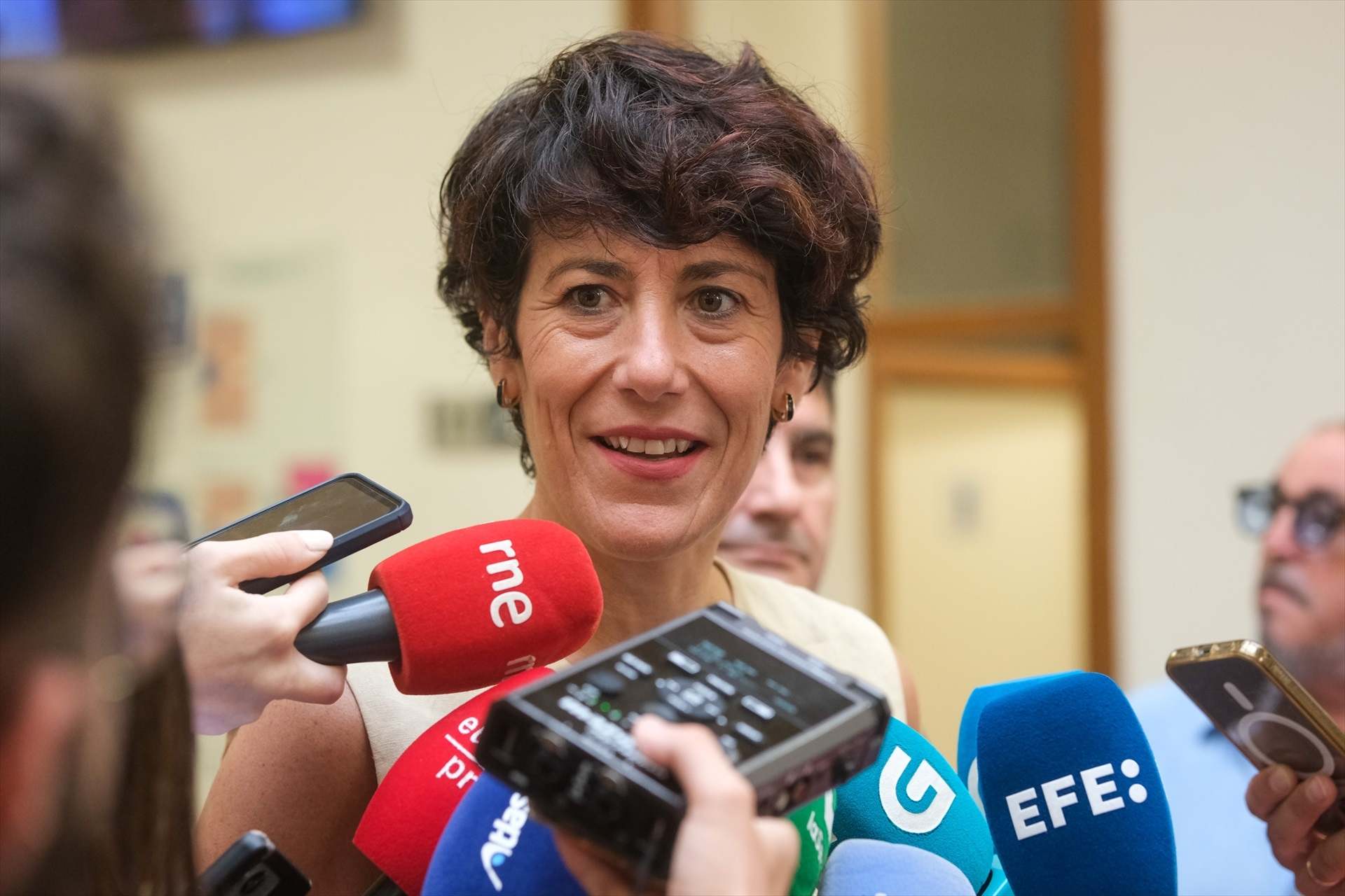 La ministra de Seguridad Social, Elma Saiz. Europa Press.