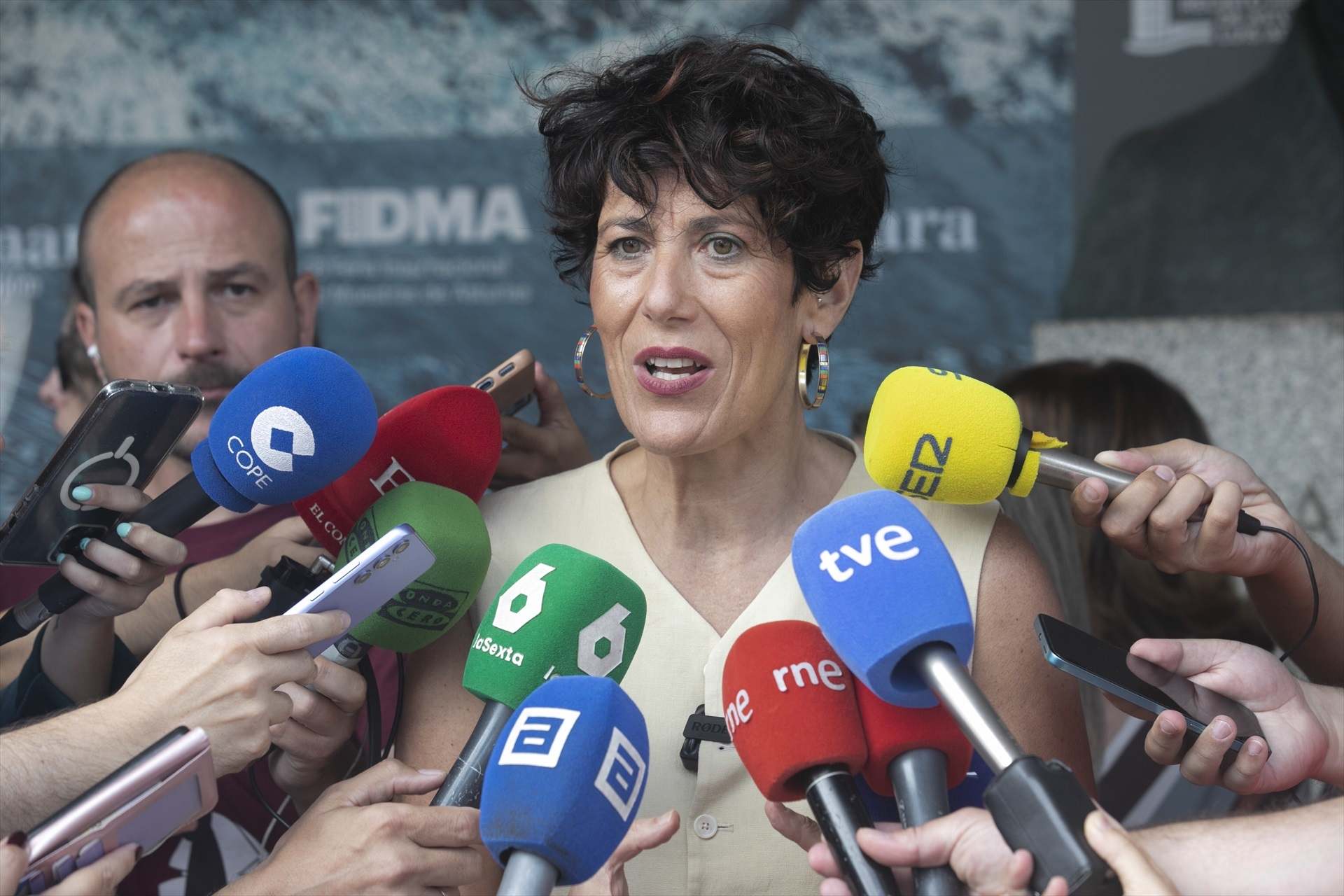 La ministra de Seguridad Social, Elma Saiz. Europa Press.