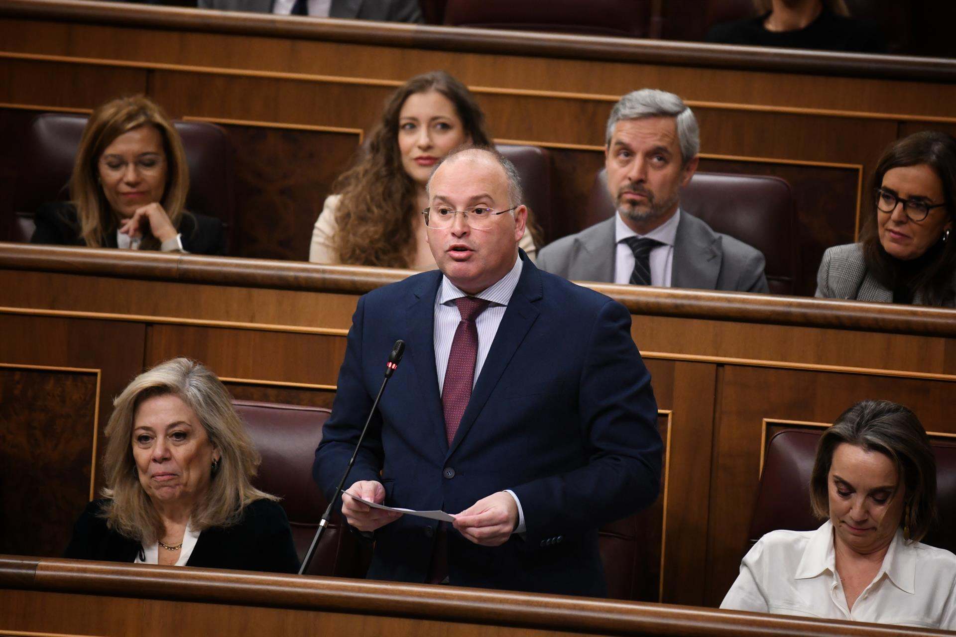 Archivo - El portavoz del PP en el Congreso, Miguel Tellado,