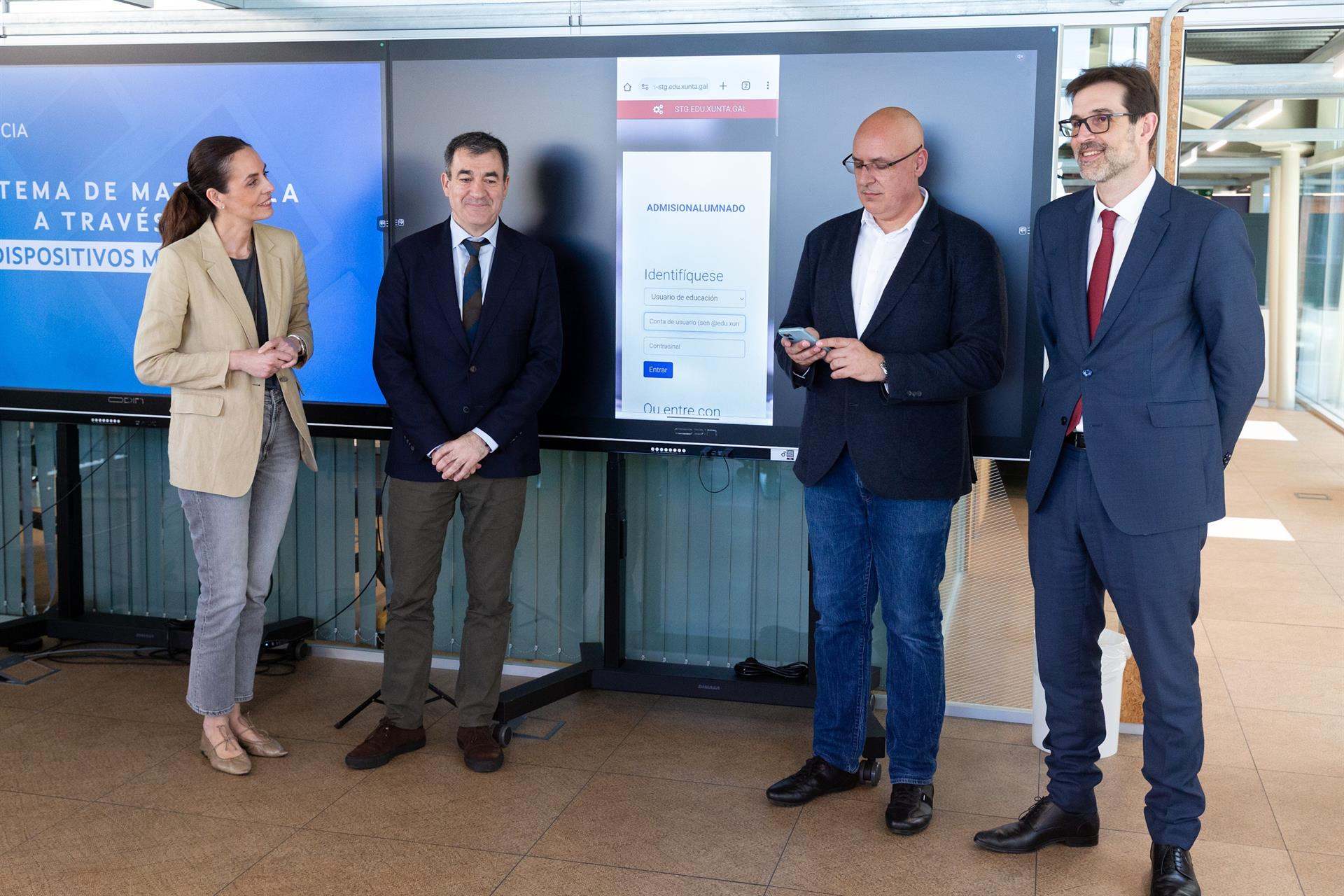 Presentación de la matrícula móvil.
