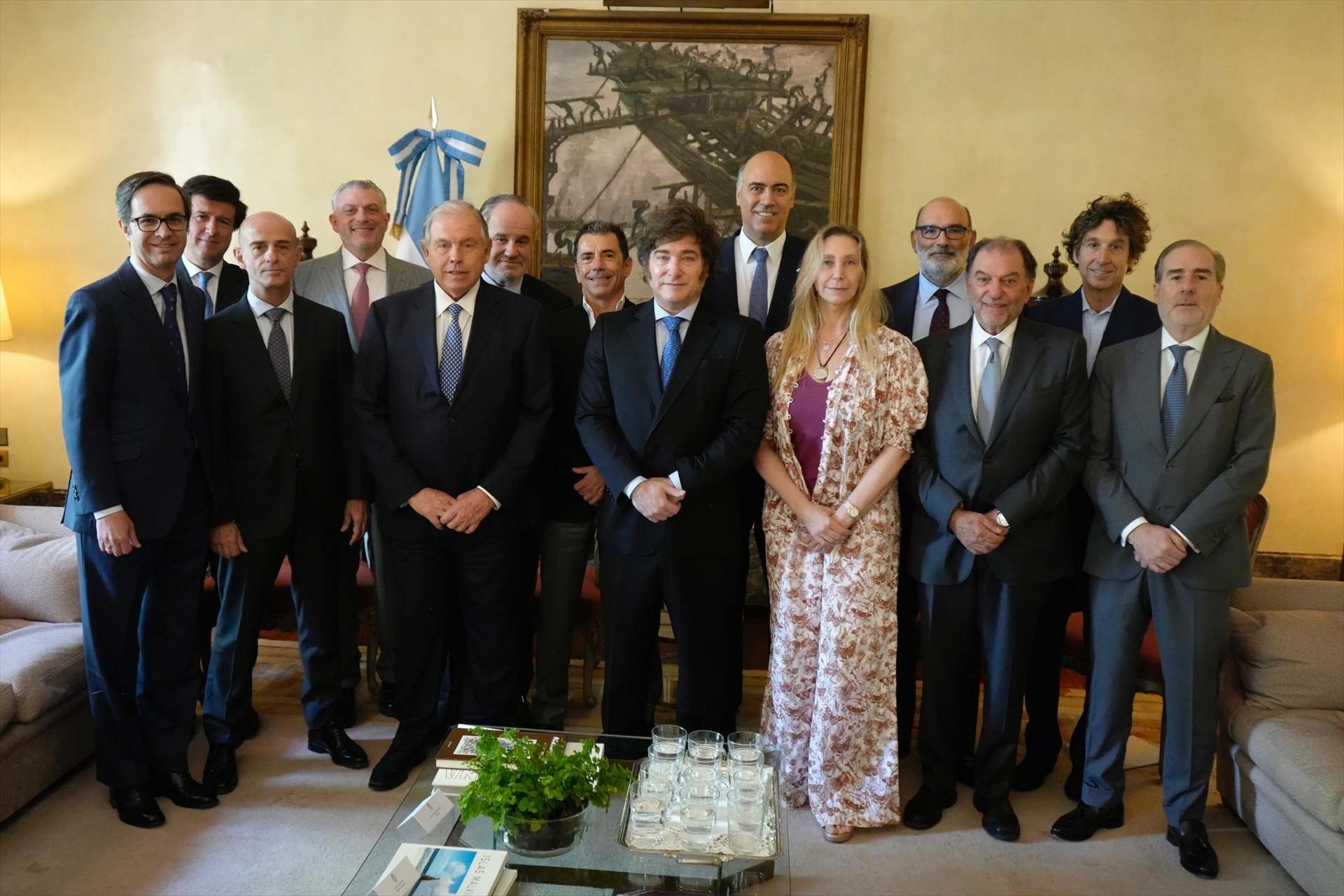 Javier Milei en su encuentro con empresarios en Madrid / EP
