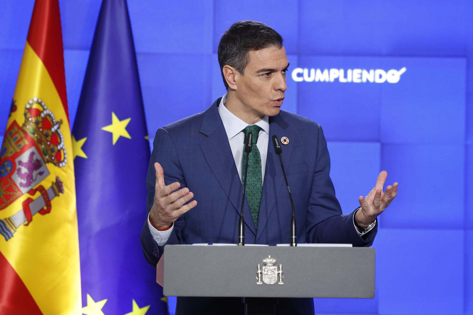 El presidente del Gobierno, Pedro Sánchez.