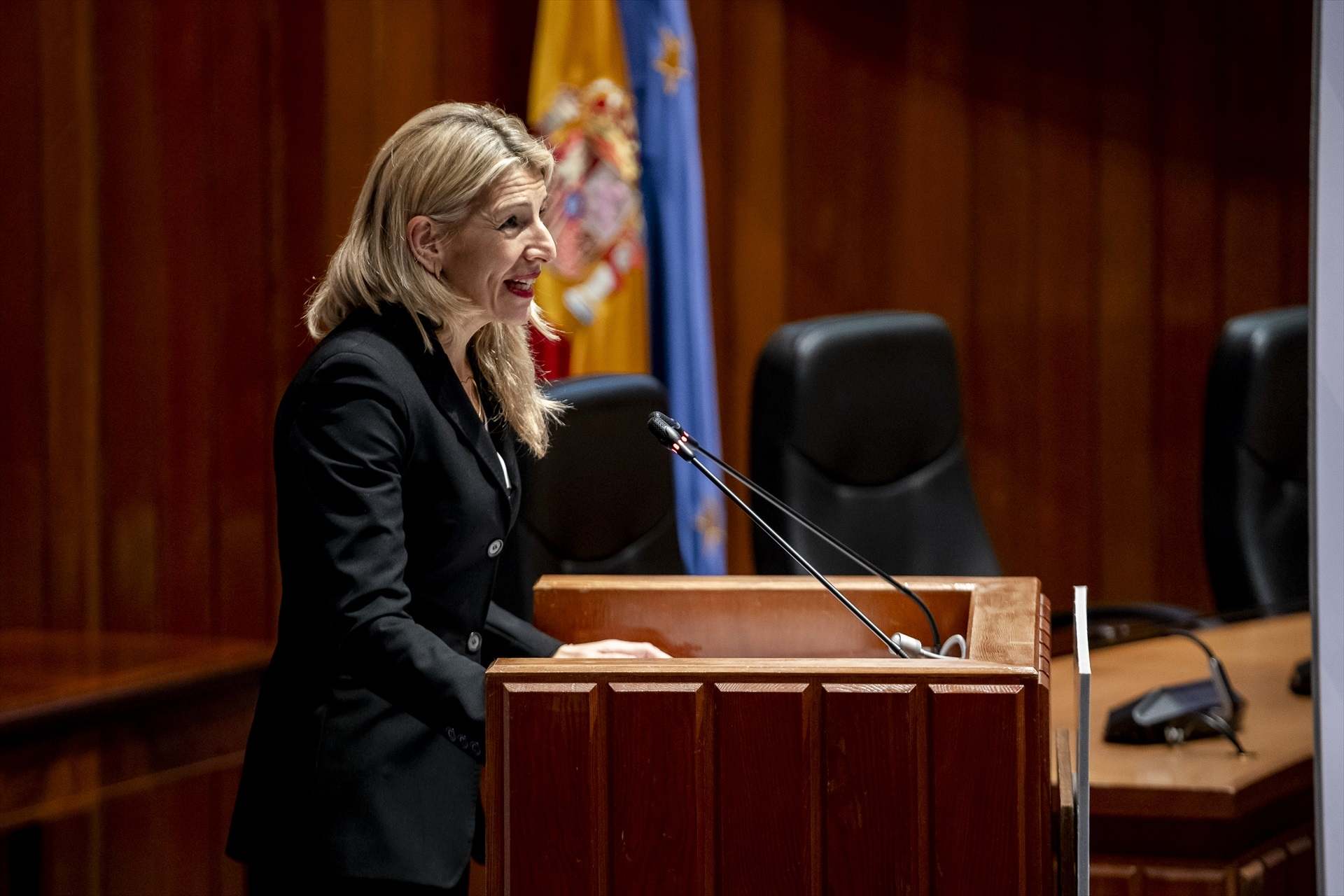La ministra de Trabajo, Yolanda Díaz.