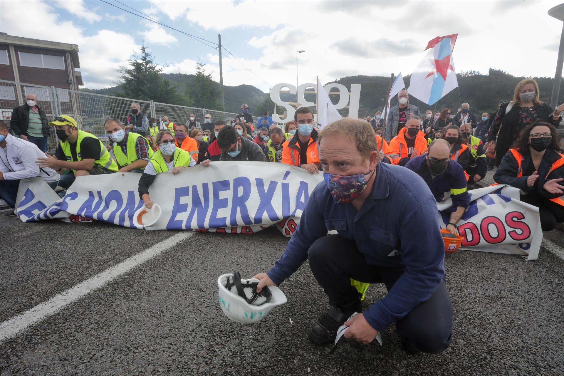 El presidente del Comité de Alcoa San Cibrao, José Antonio Zan.