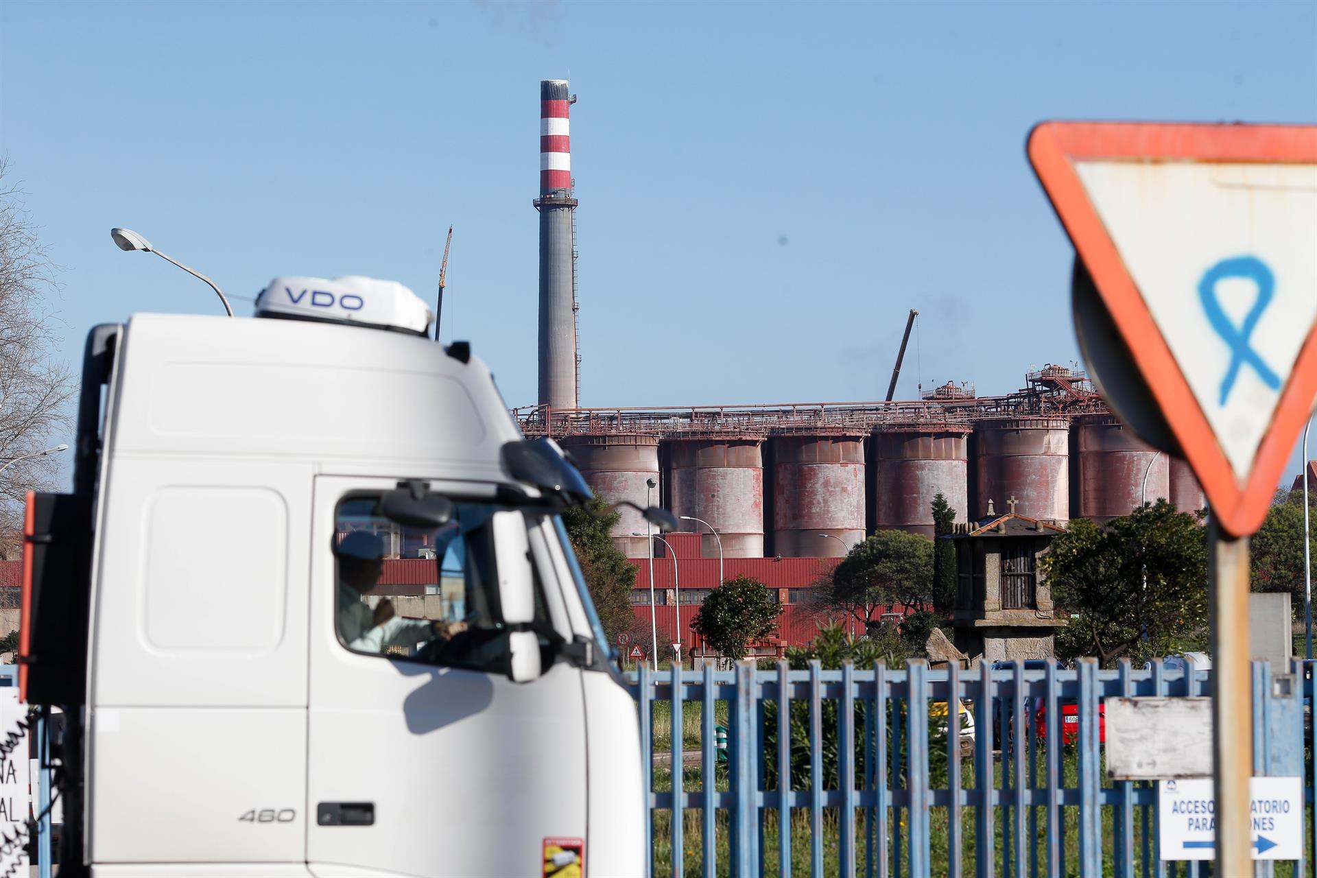 La planta de Alcoa en San Cibrao (Lugo)