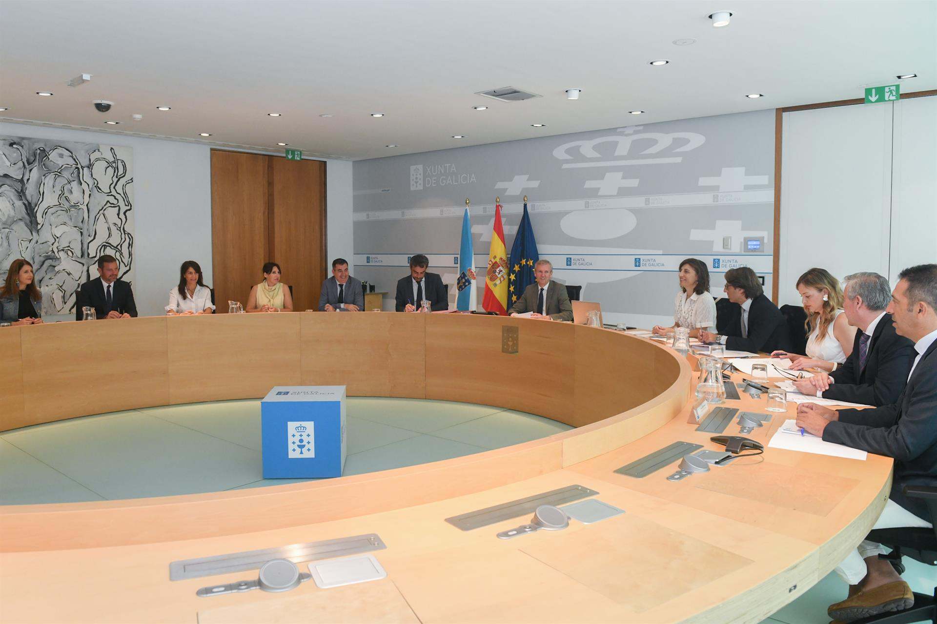 El Presidente de la Xunta, Alfonso Rueda, preside la Reunión del Consello del Ejecutivo Galego. Xunta de Galicia.