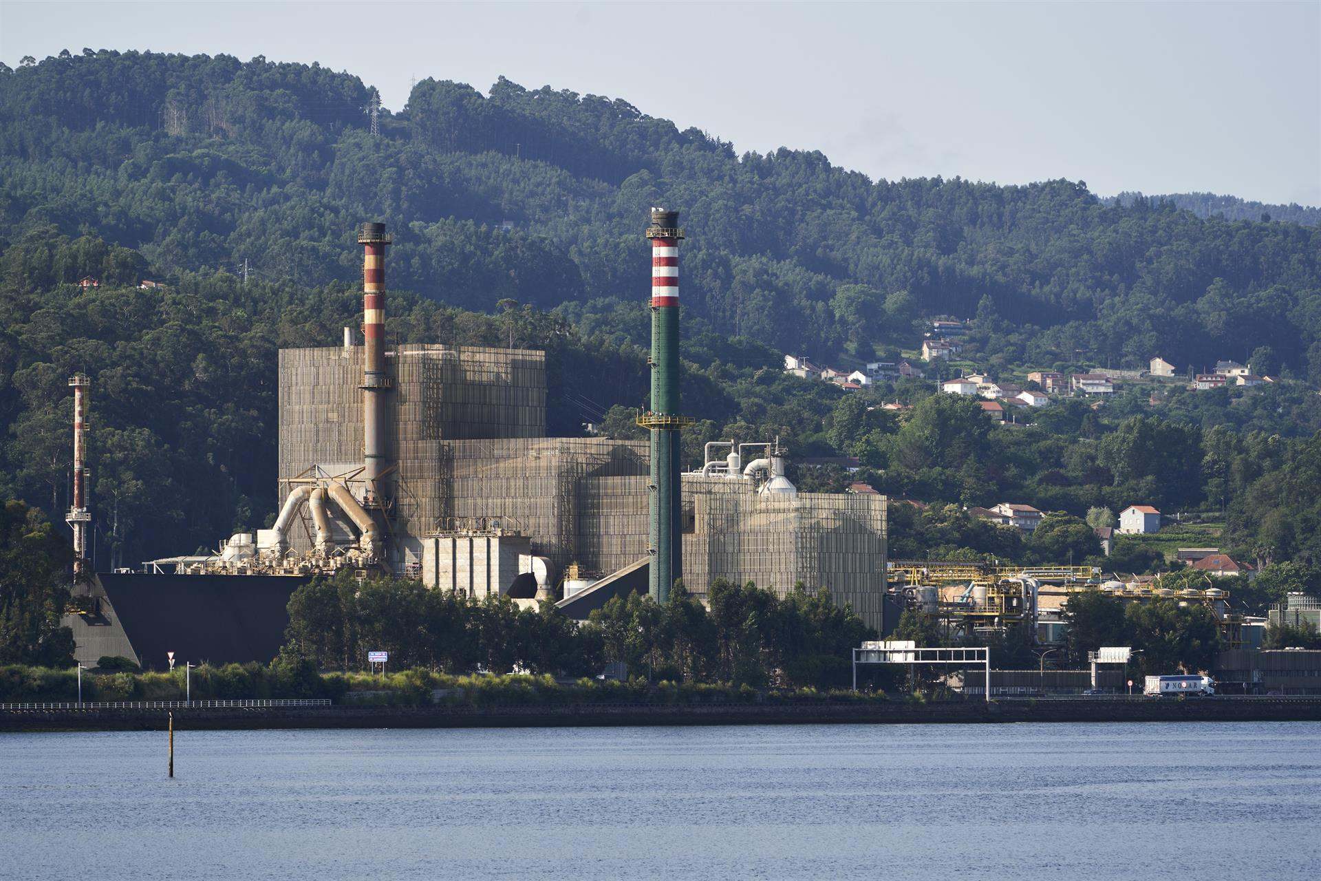 Fábrica de Ence en Pontevedra.
