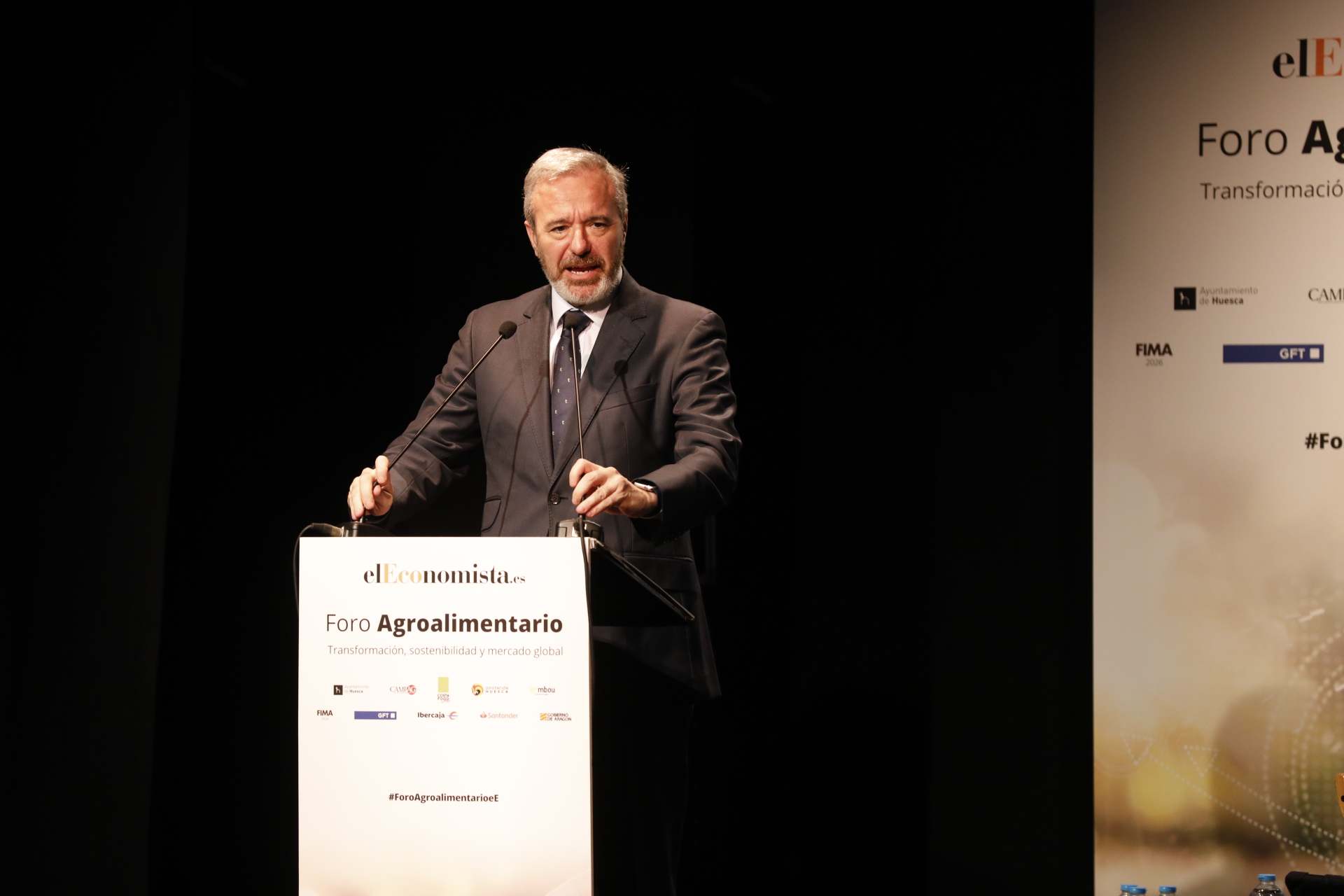 El presidente del Gobierno de Aragón, Jorge Azcón