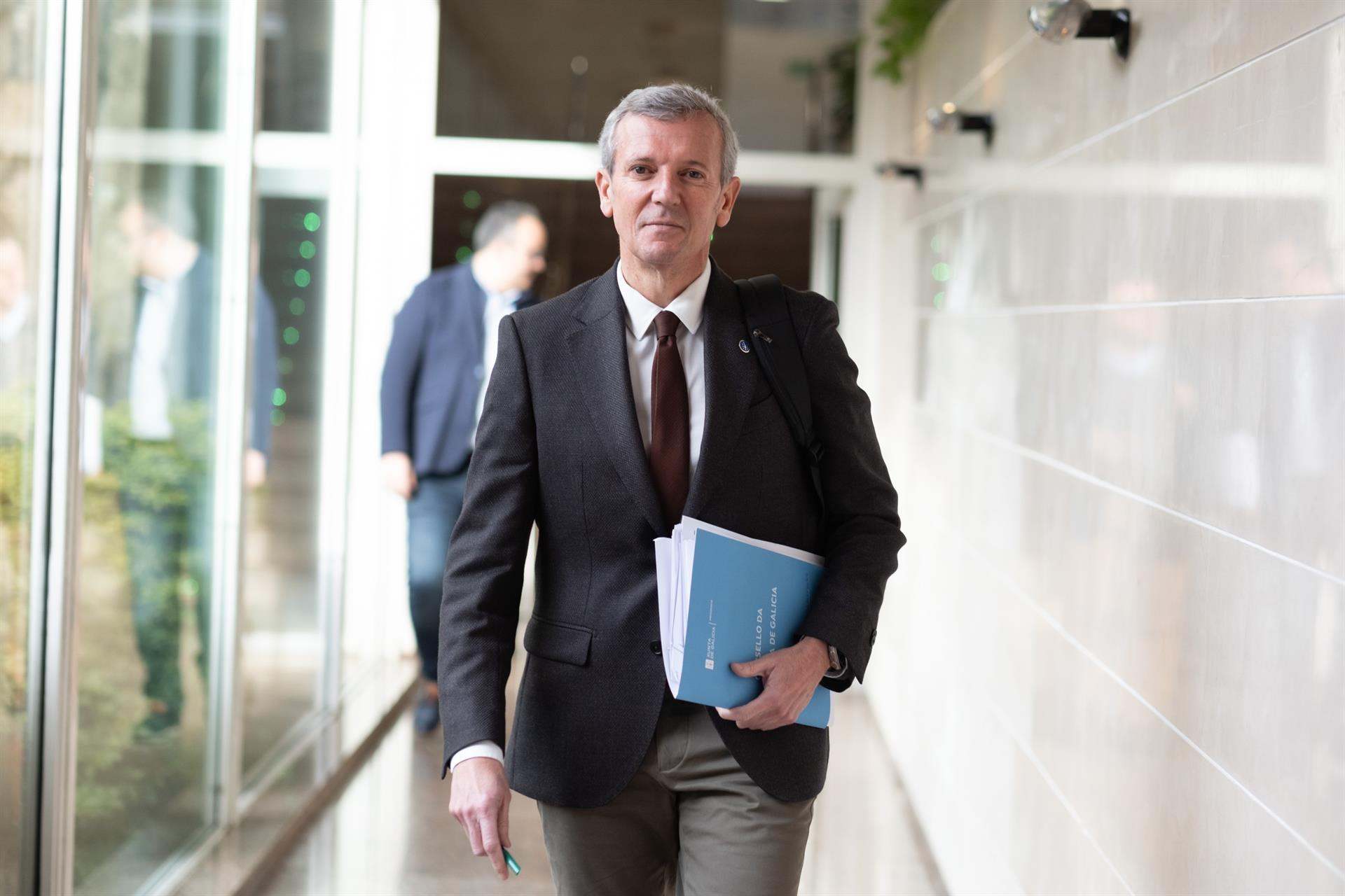 El presidente gallego, Alfonso Rueda.