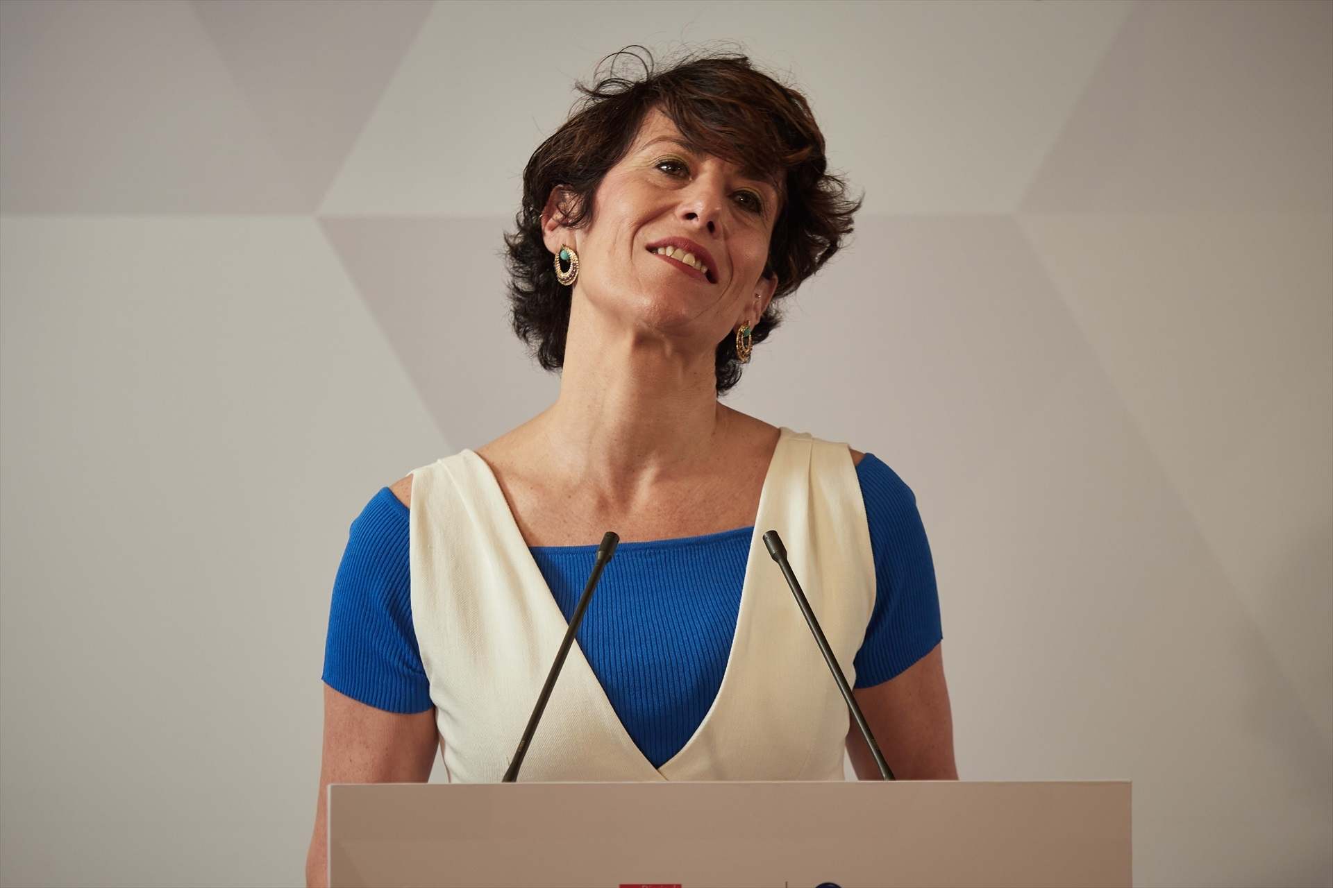 La ministra de Seguridad Social, Elma Saiz. Europa Press.