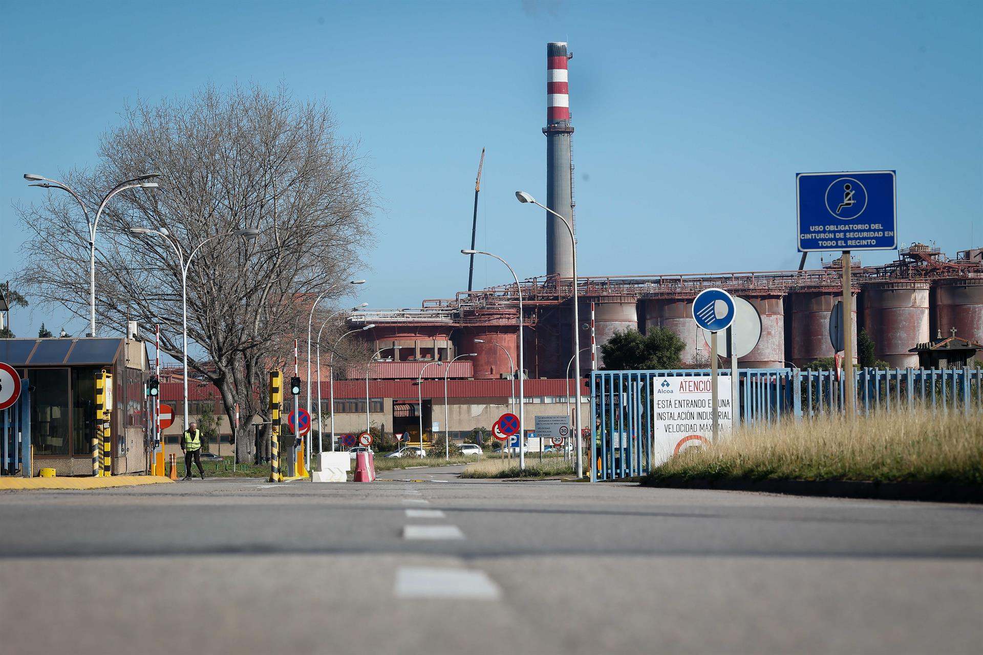 Fábrica de Alcoa en Cervo (Lugo).