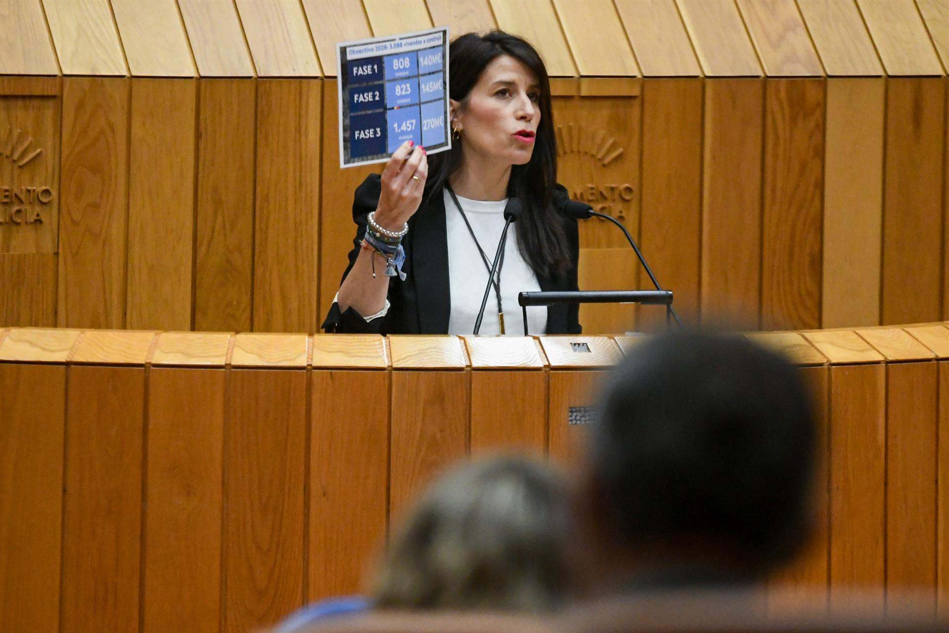 La conselleira de Vivenda, María Martínez Allegue.