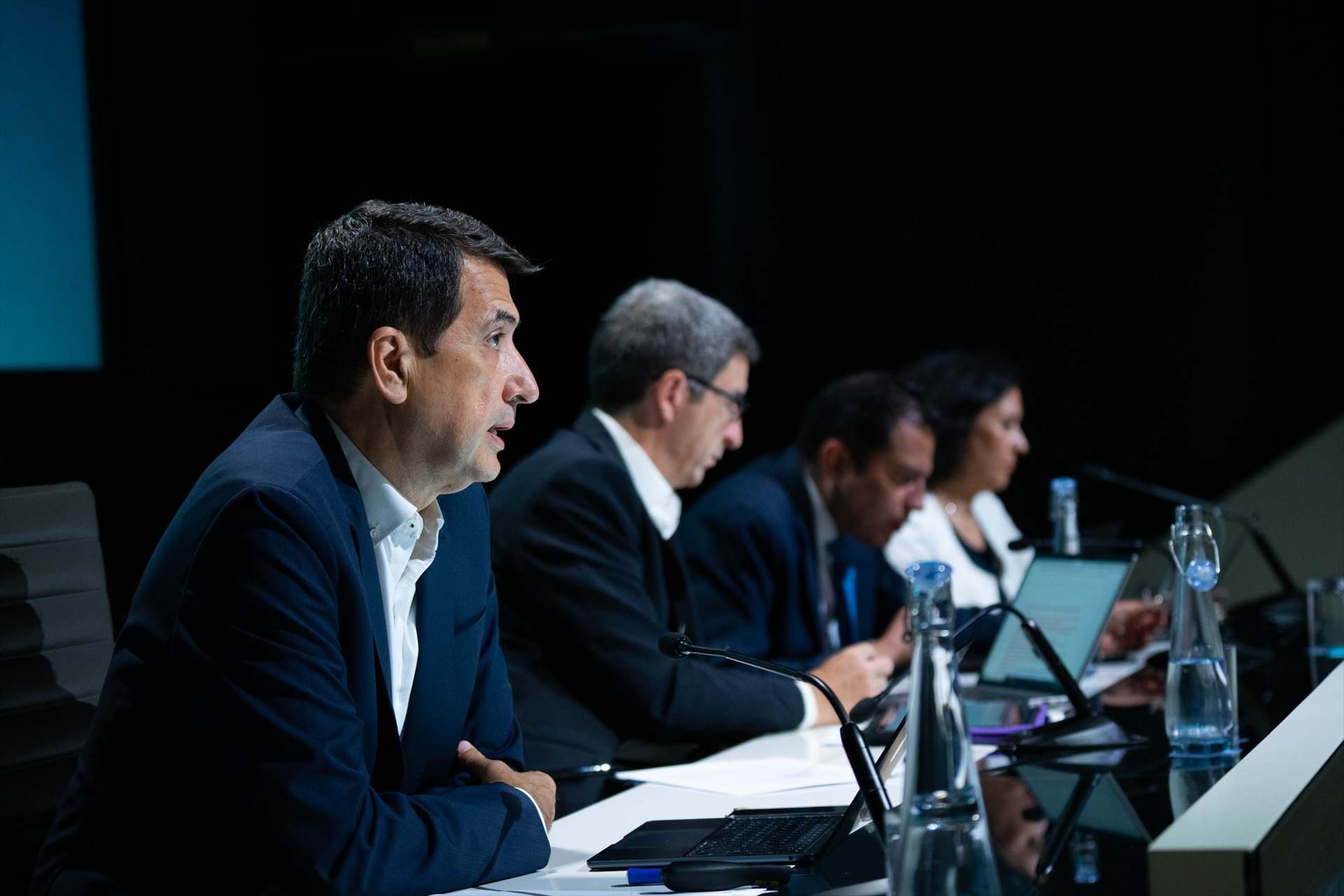 Rueda de prensa de los economistas de BBVA Research.