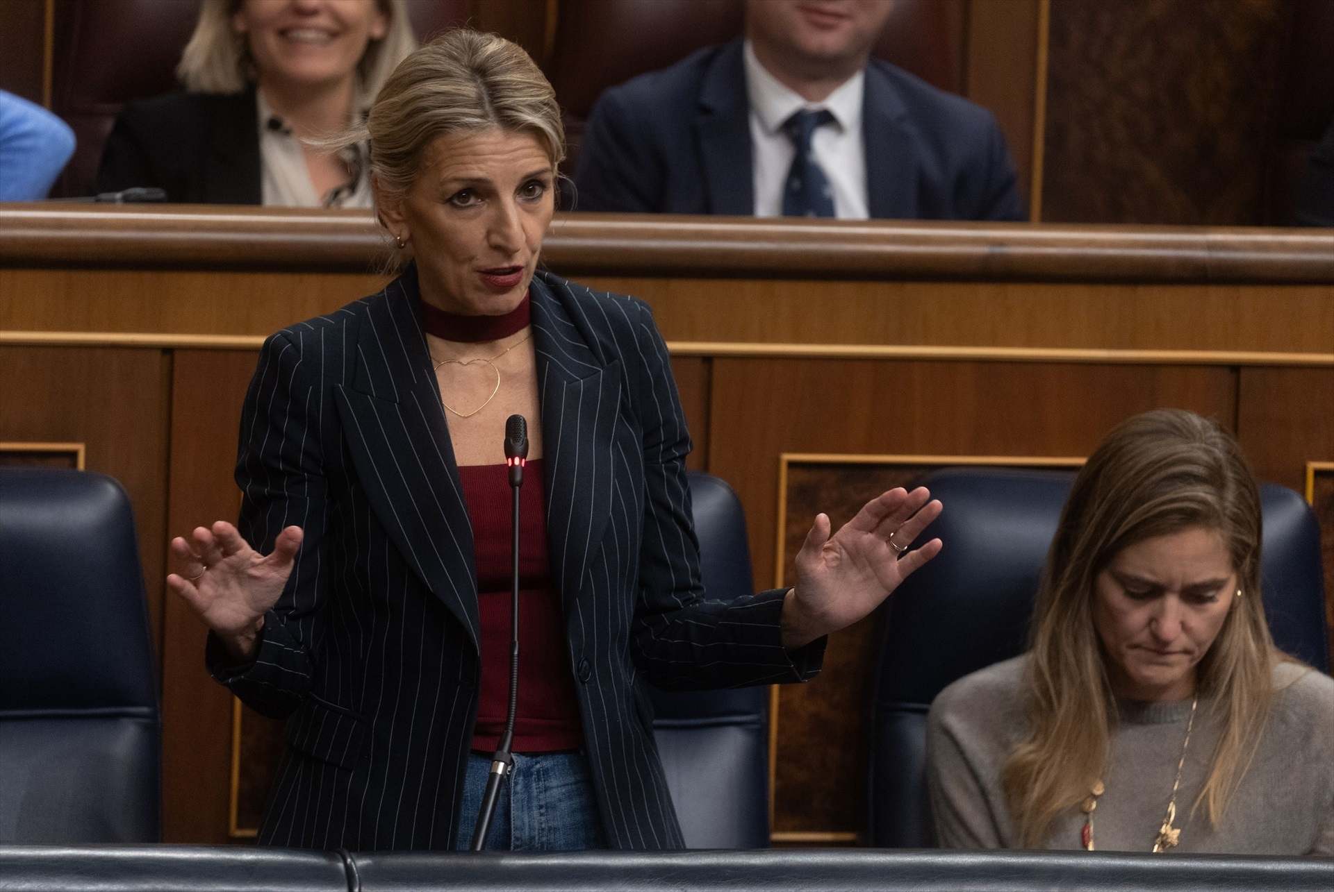 La ministra de Trabajo, Yolanda Díaz.