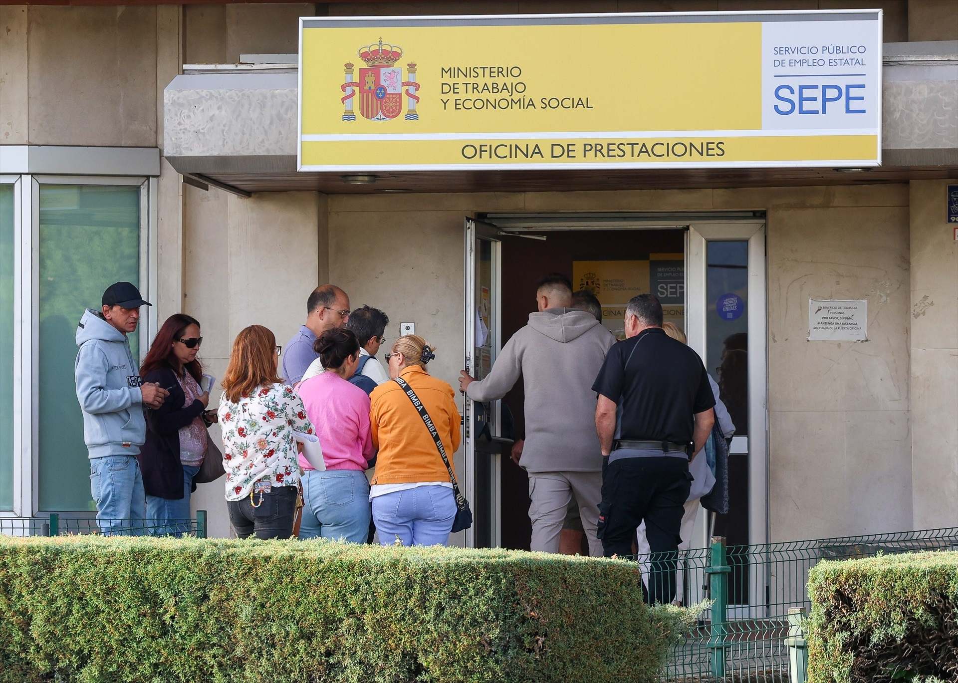 Una oficina del Servicio Público de Empleo Estatal (SEPE).