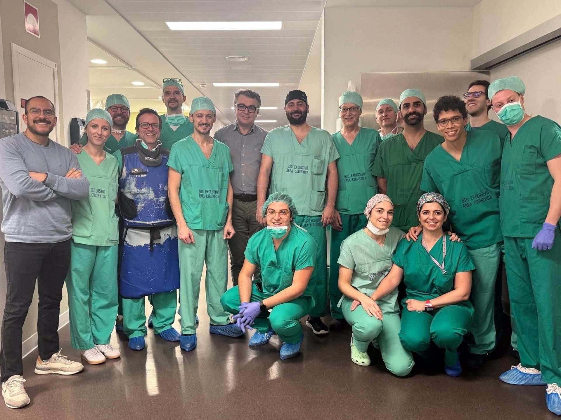 Equipo de cardiología del Álvaro Cunqueiro.