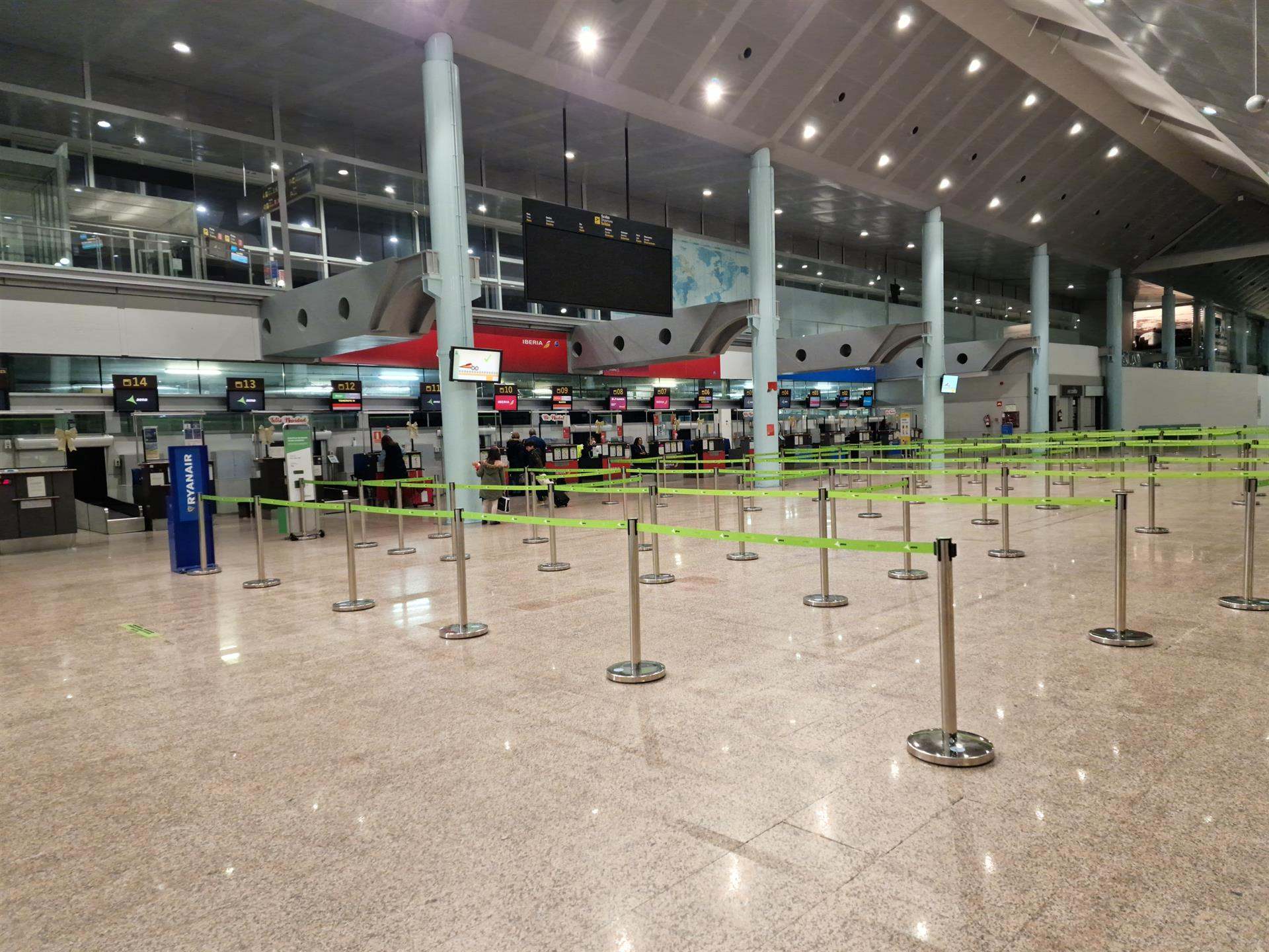 Aeropuerto de Peinador en Vigo.