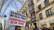 Más de 1.400 personas de sectores afectados por la crisis reclaman en Valladolid planes de apertura y ayudas