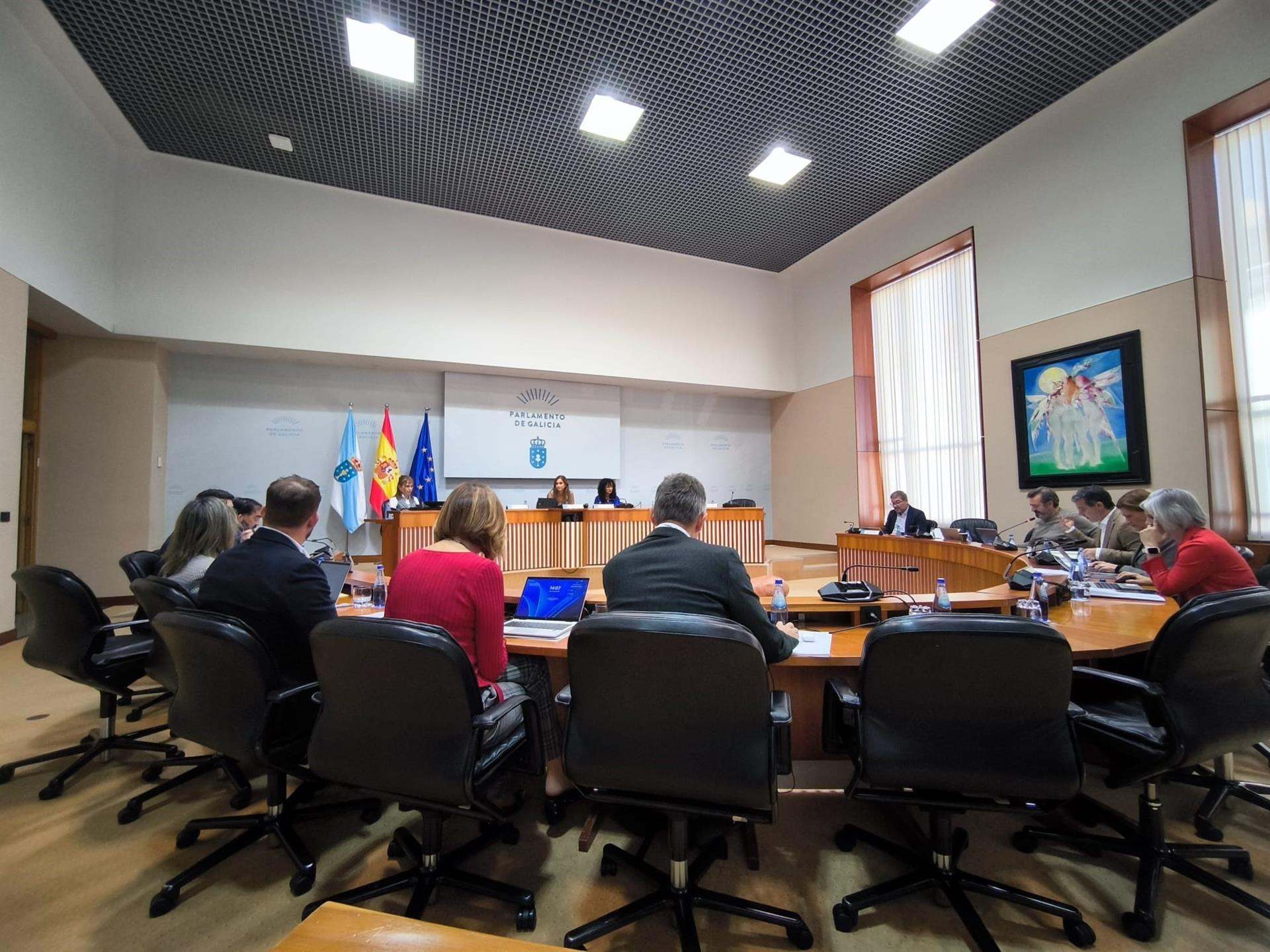 Comisión de investigación de la contratación de la Xunta en el Parlamento de Galicia.