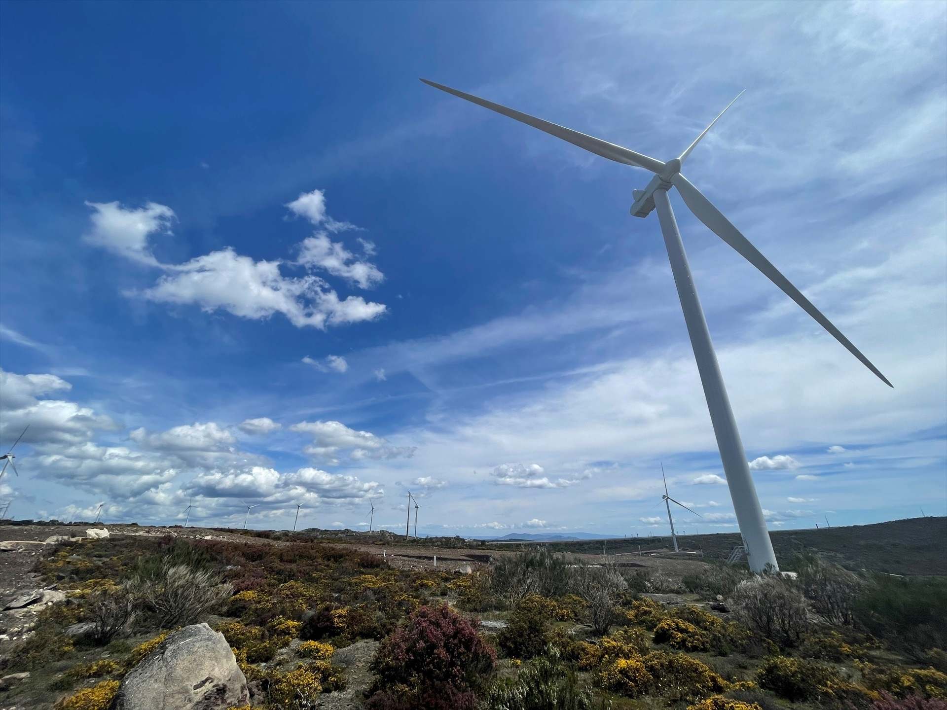 Un parque eólico de EDP. Europa Press