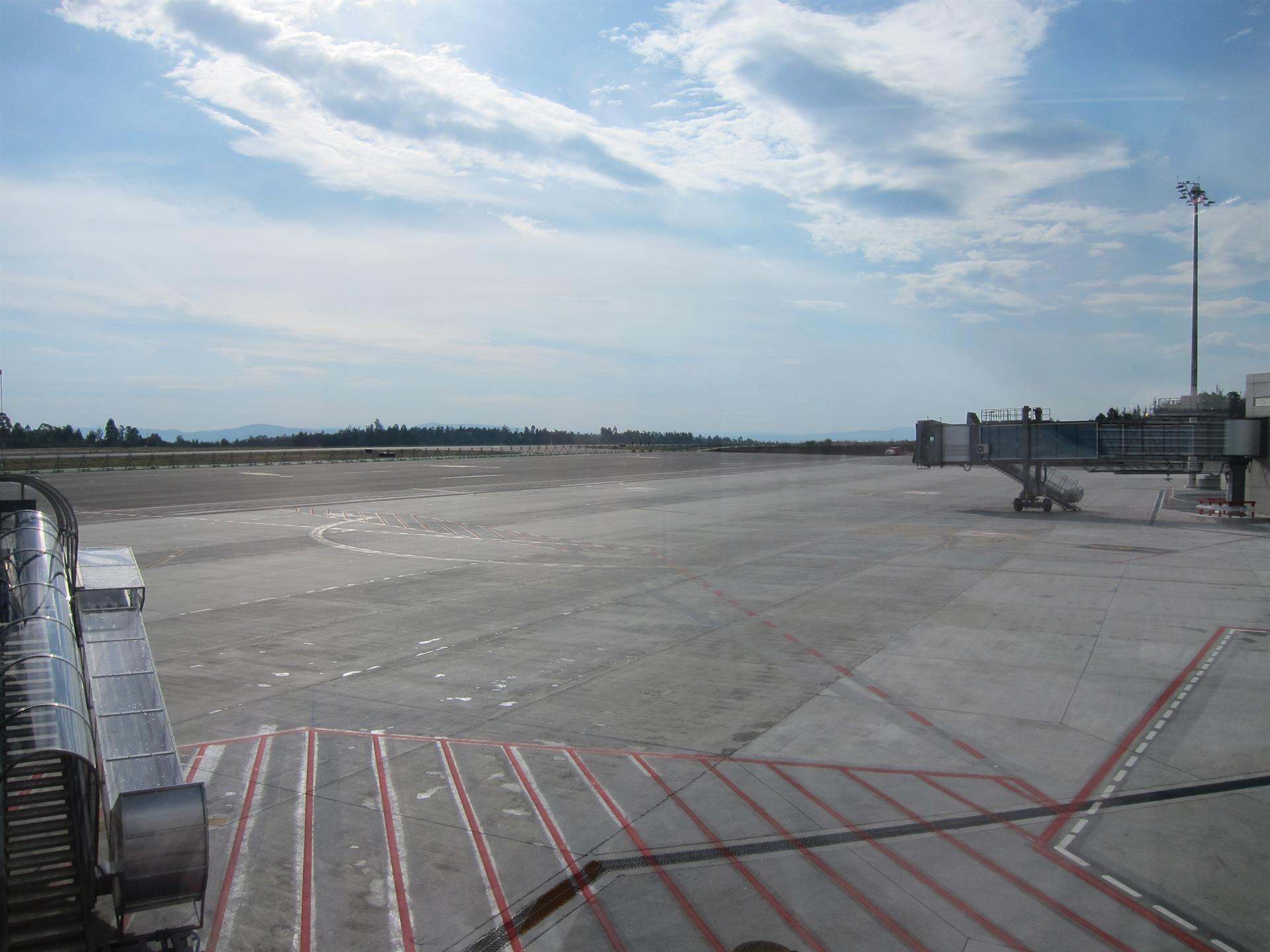 Aeropuerto de Santiago de Conpostela.