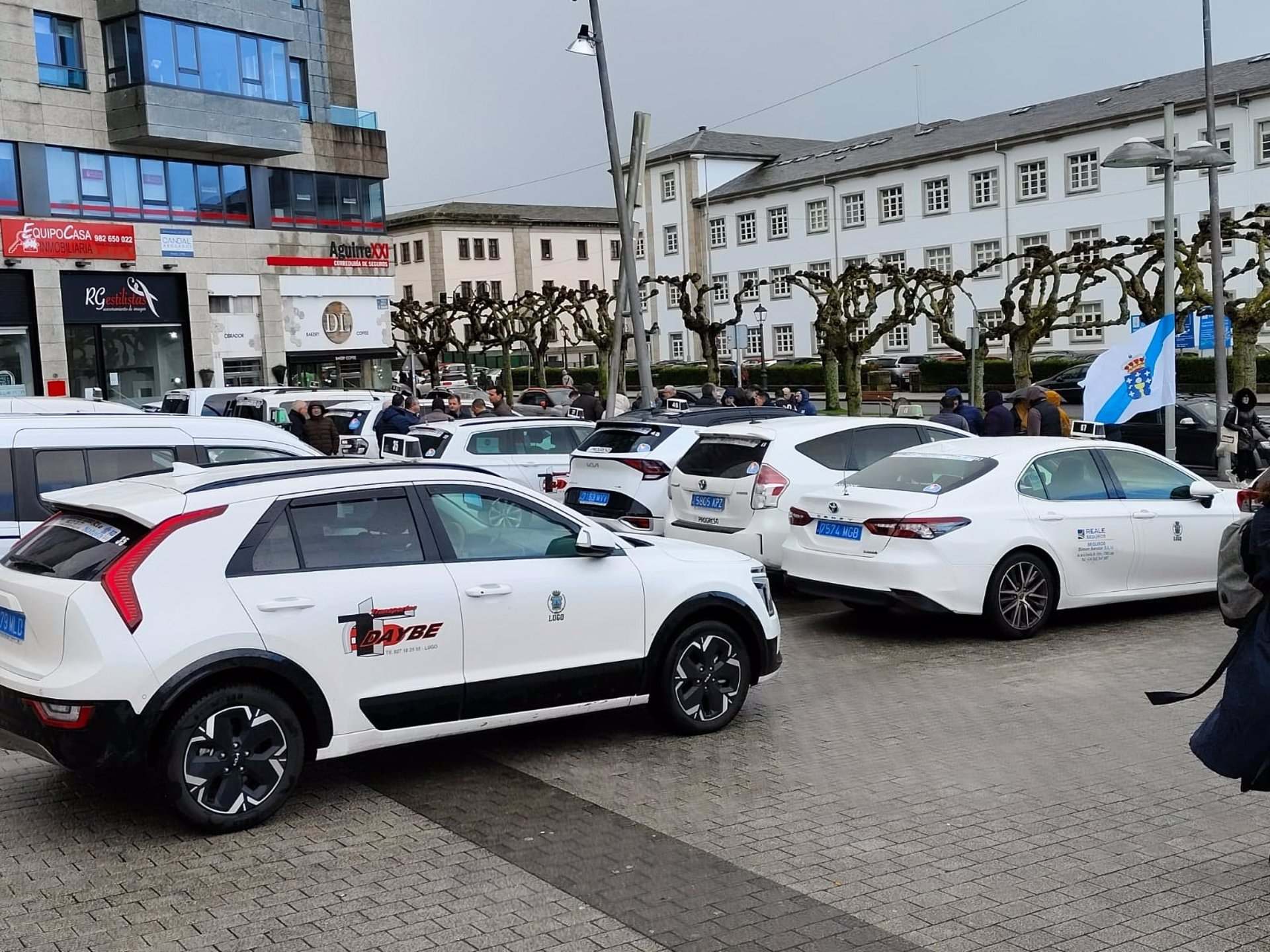 Huelga de taxis en Galicia