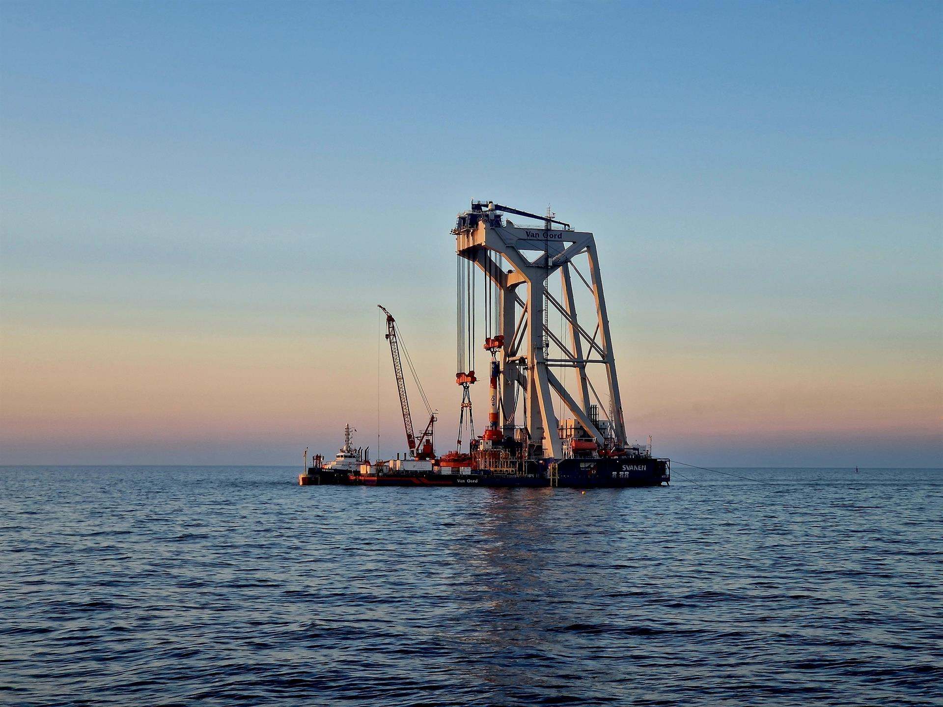Parque eólico marino de Iberdrola.
