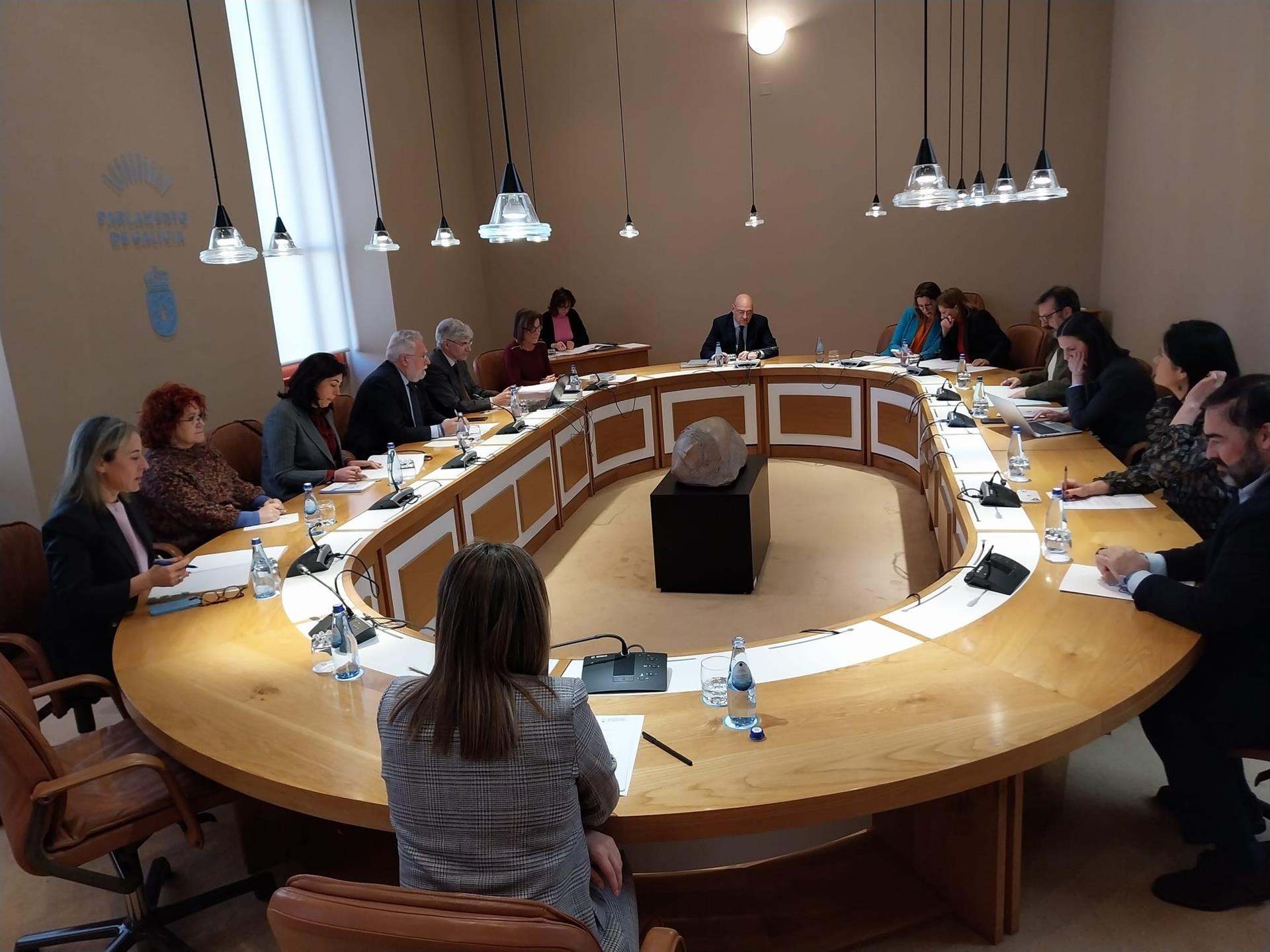 Reunión de la Xunta de Portavoces de la Cámara gallega.
