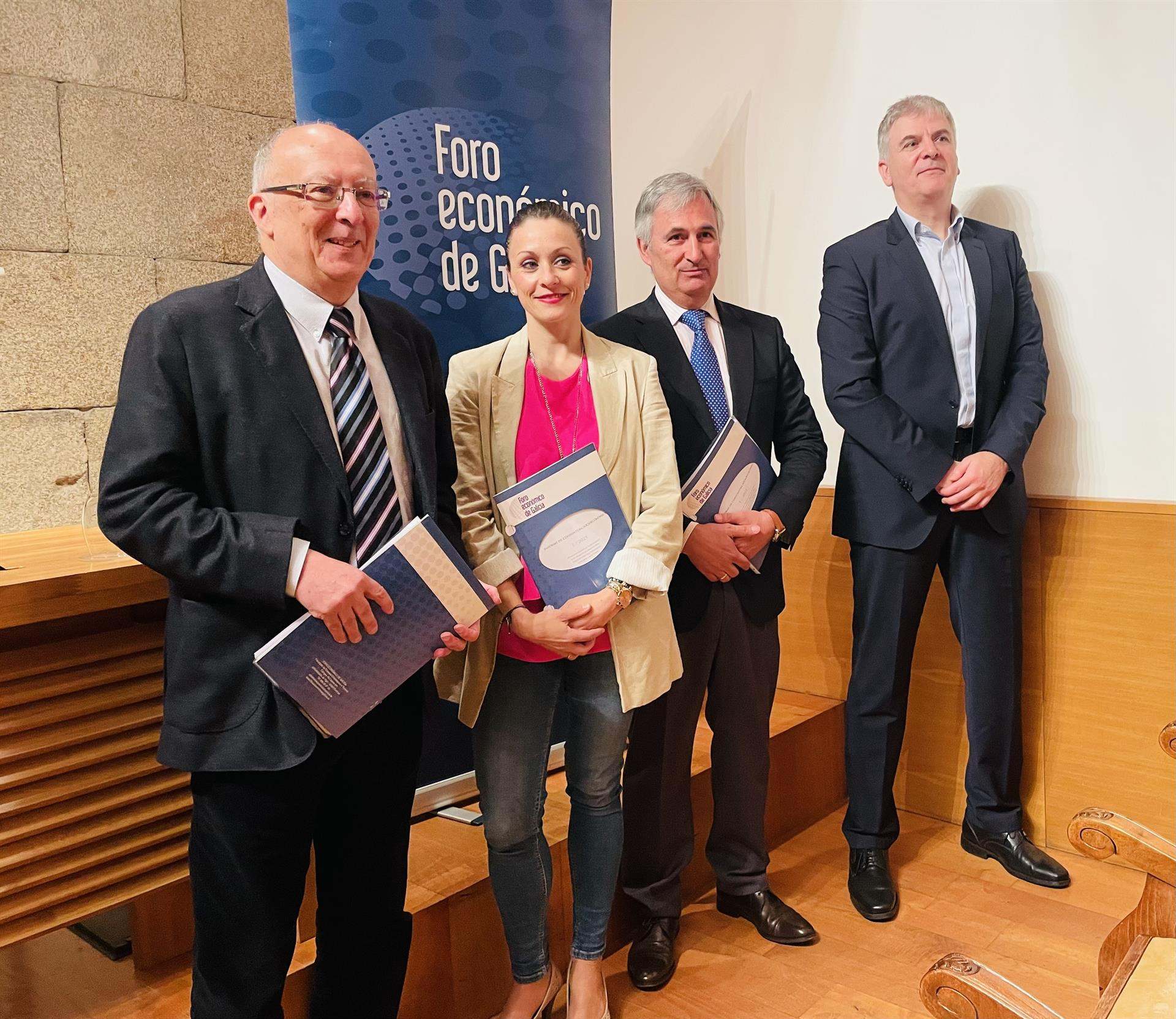 Foro Económico de Galicia presenta informe de coyuntura socioeconómica.