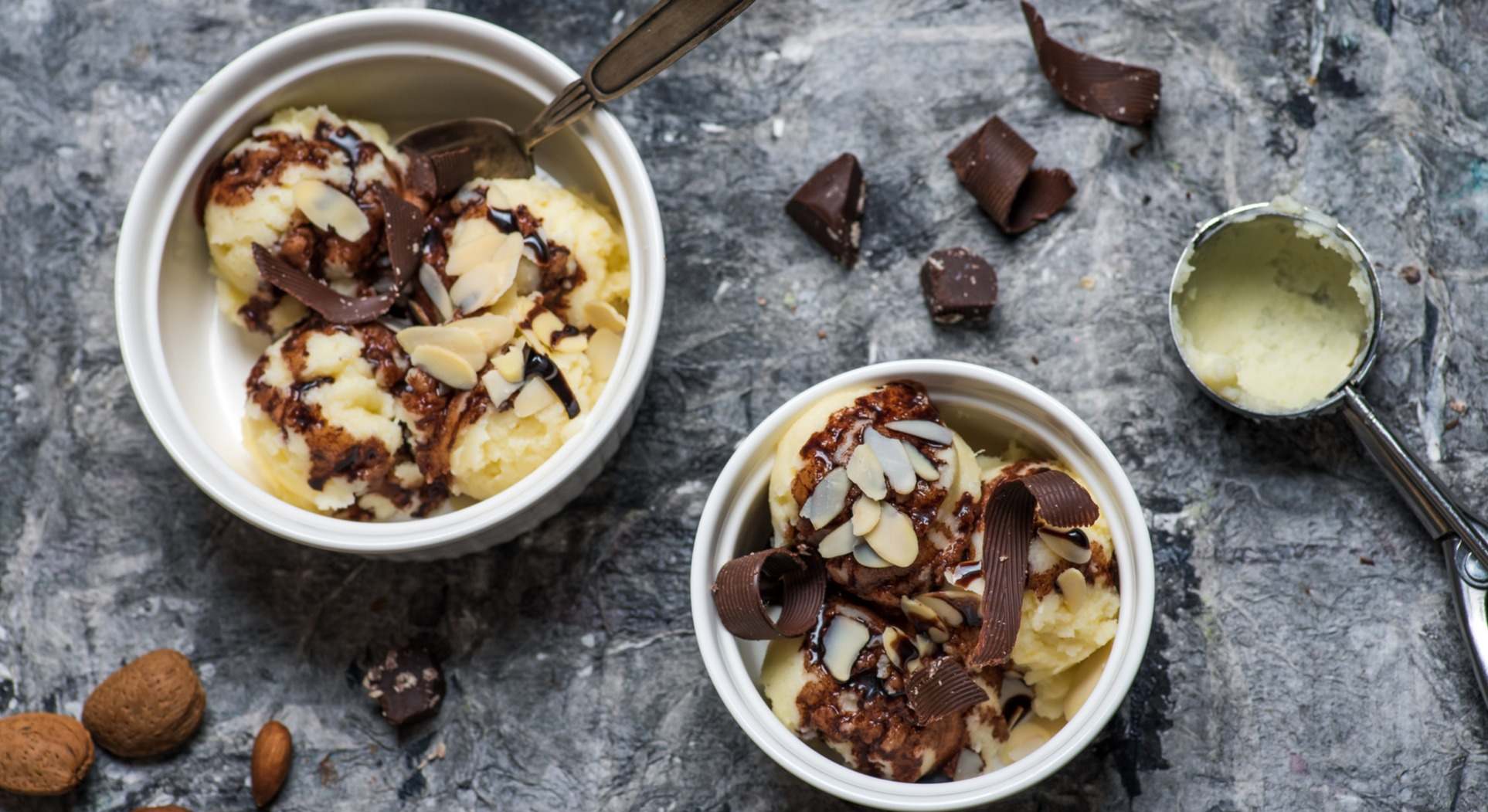 Helado de chocolate y avellanas. / Foto: iStock