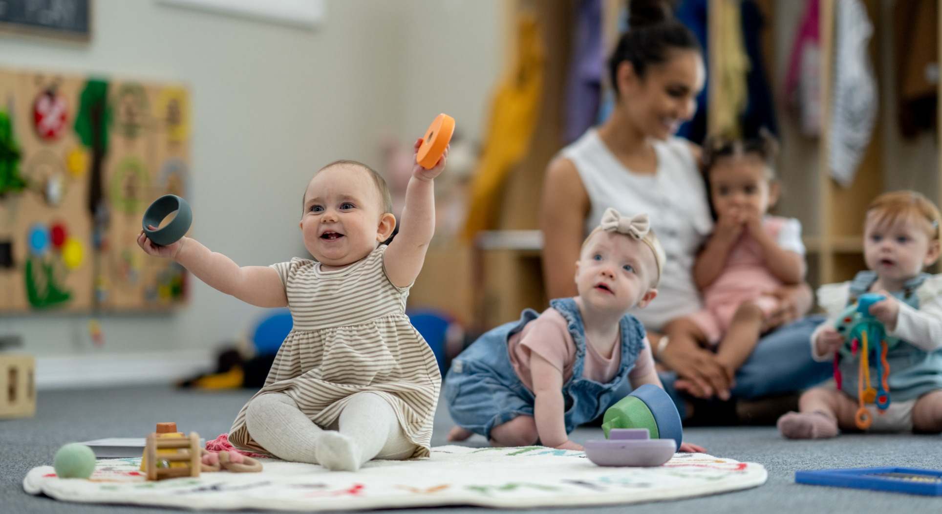 Bebés en la escuela infantil, periodo de adaptación. / Foto: iStock