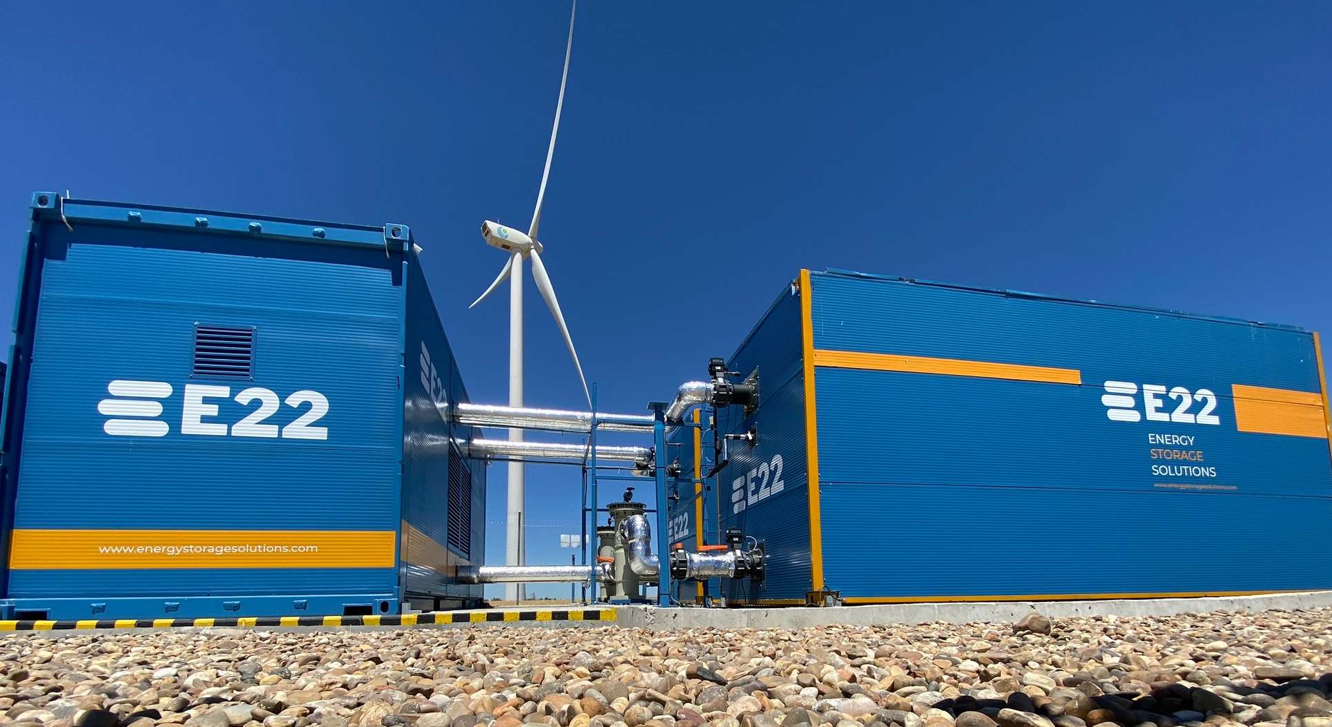 Una instalación de almacenamiento de E22.