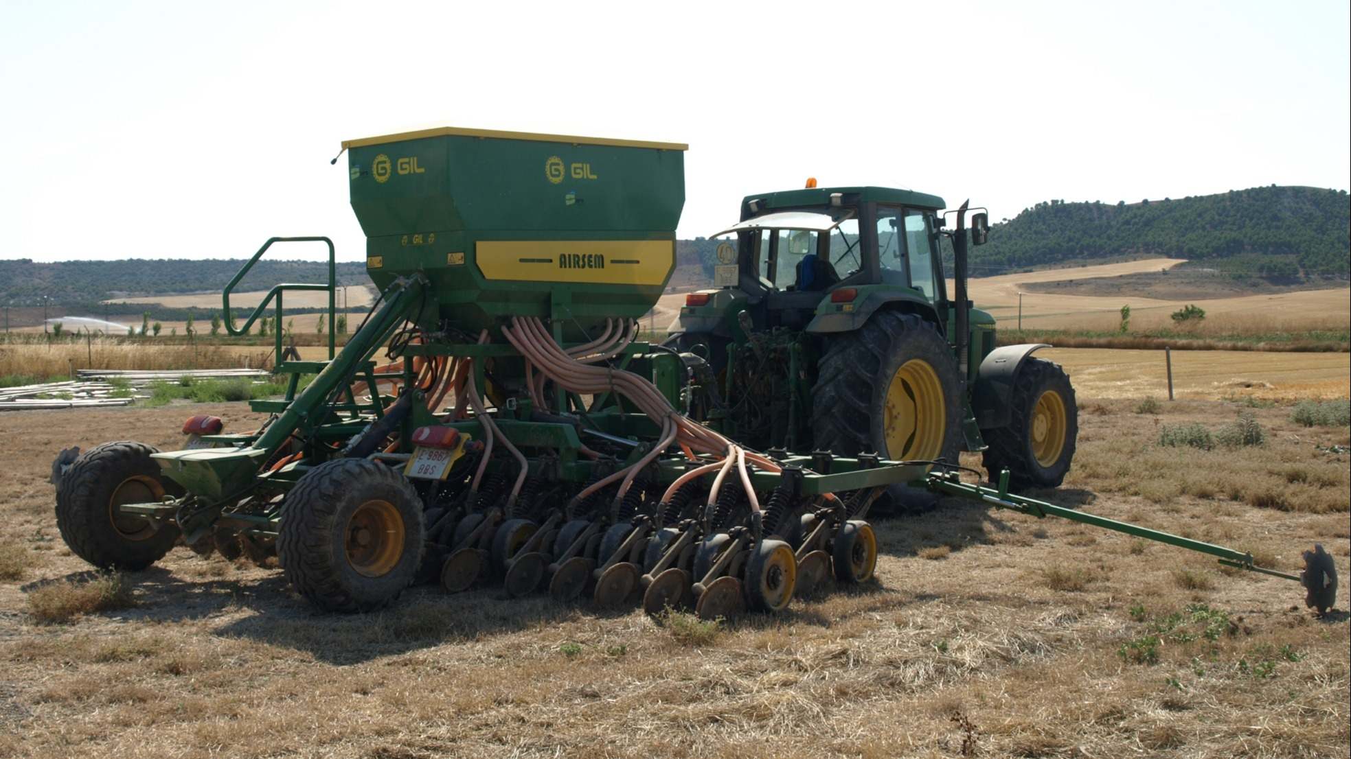 Tractor en el campo